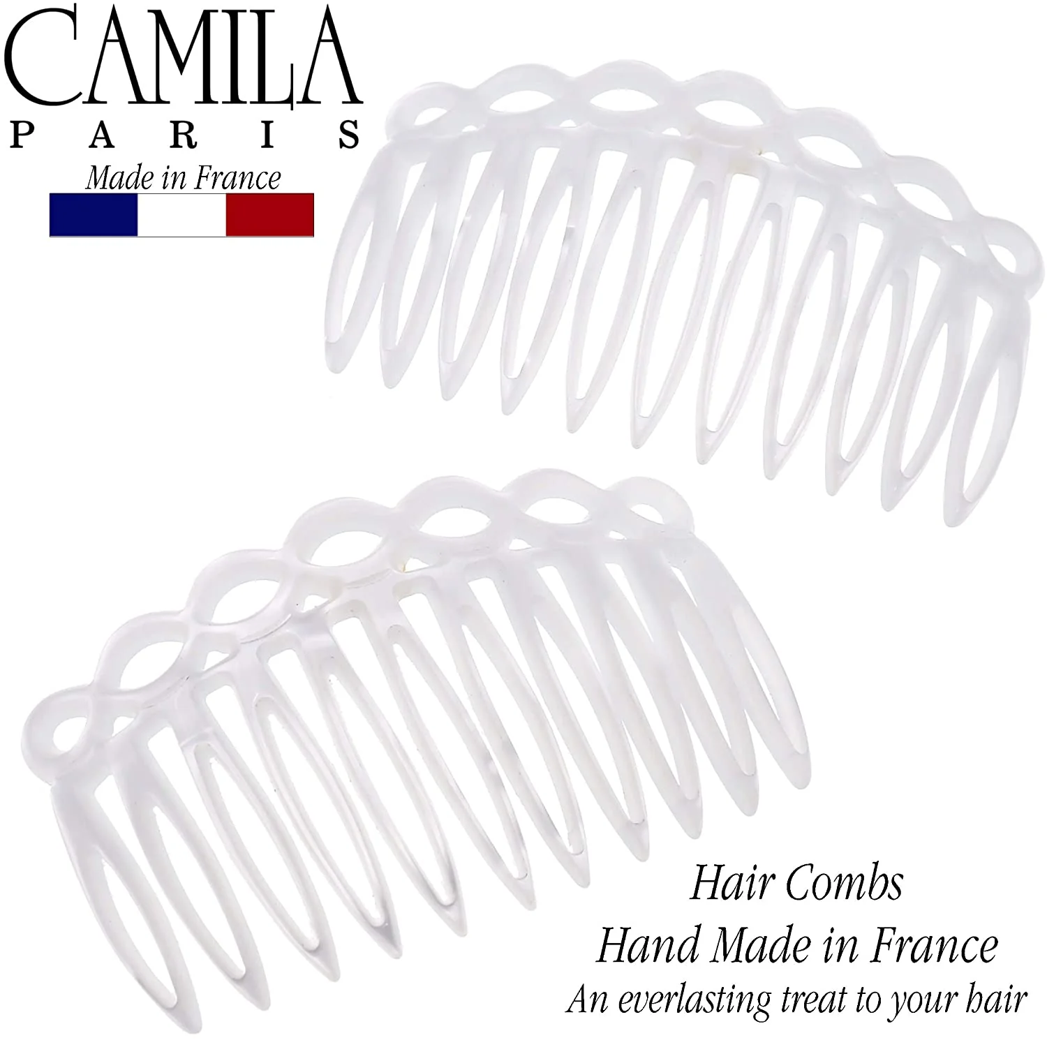 Camila Paris CP3140 Handmade French Hair Side Comb - Image 3