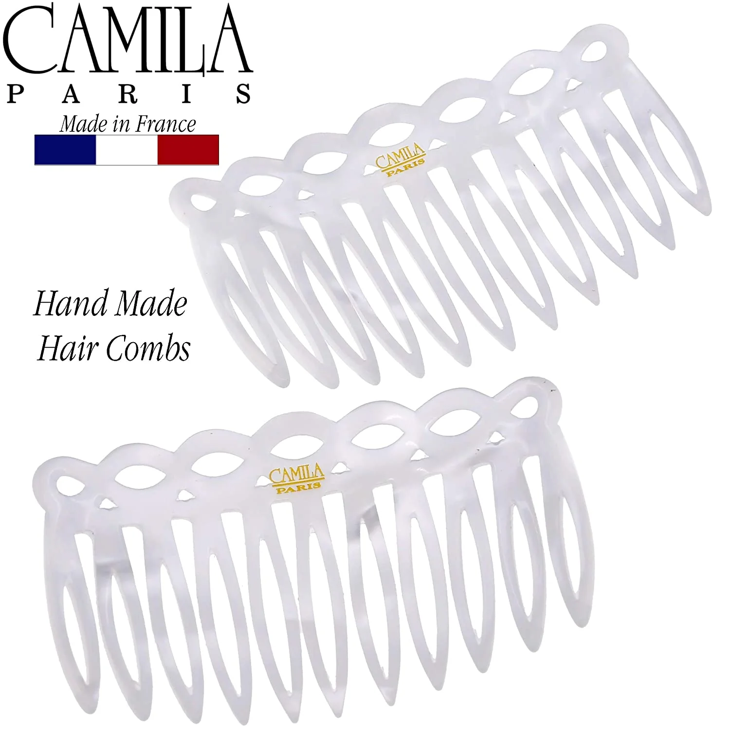 Camila Paris CP3140 Handmade French Hair Side Comb - Image 4