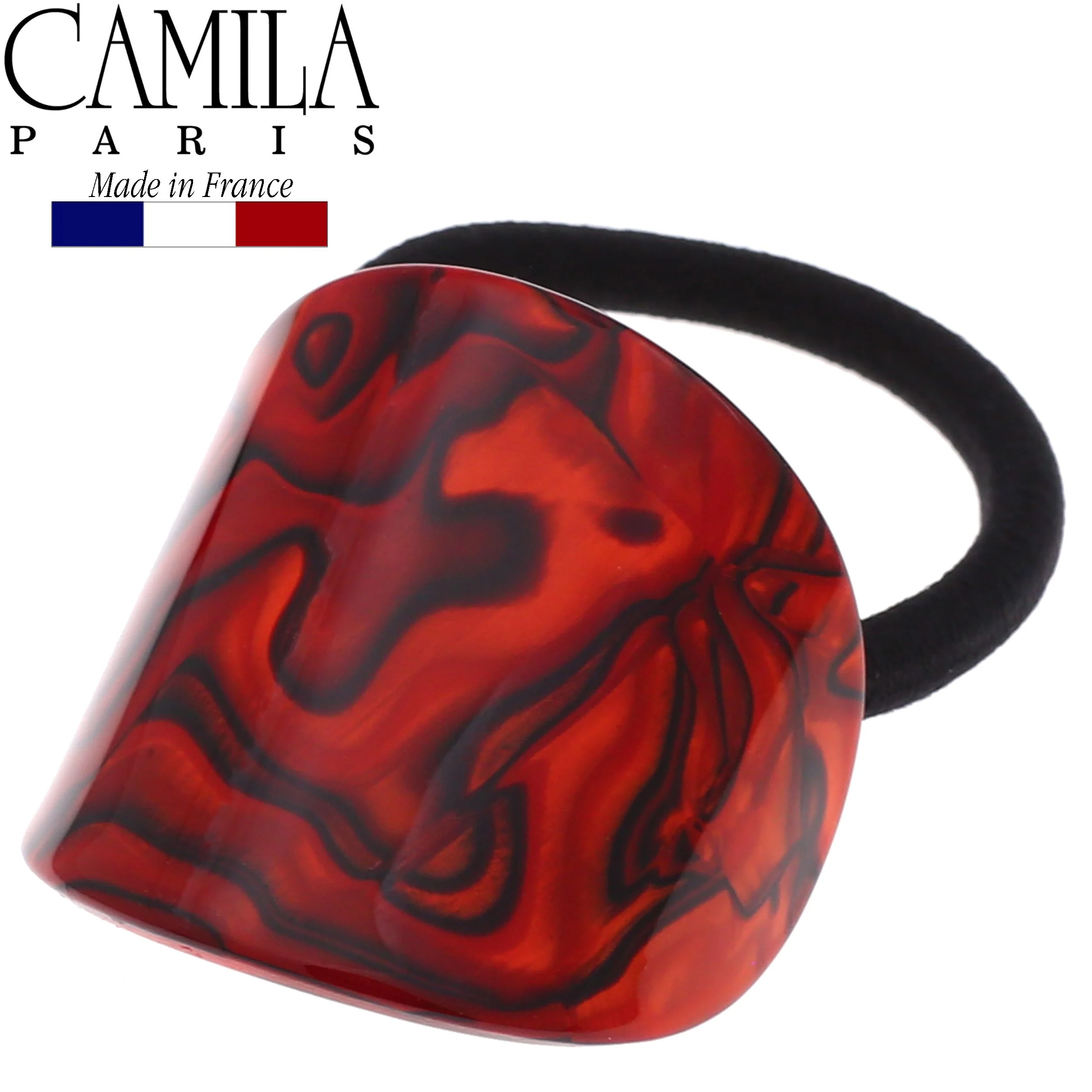 Camila Paris Hair Accessories Handmade Oval Ponytail Hair Tie - Image 11