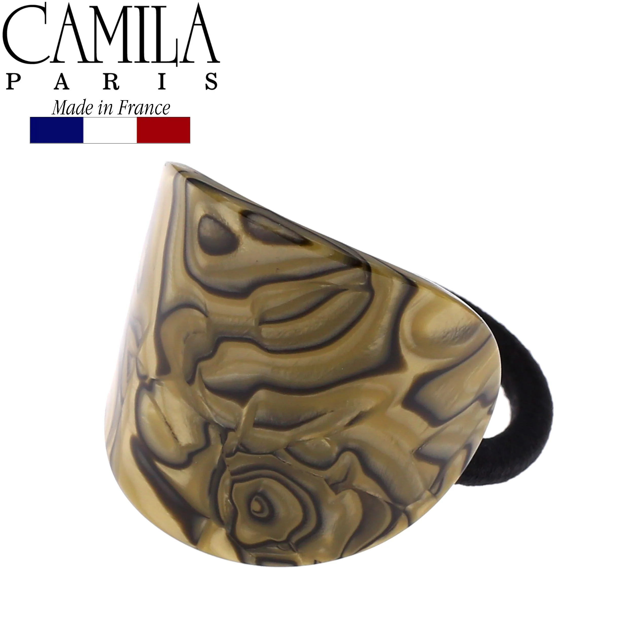 Camila Paris Hair Accessories Handmade Oval Ponytail Hair Tie - Image 7