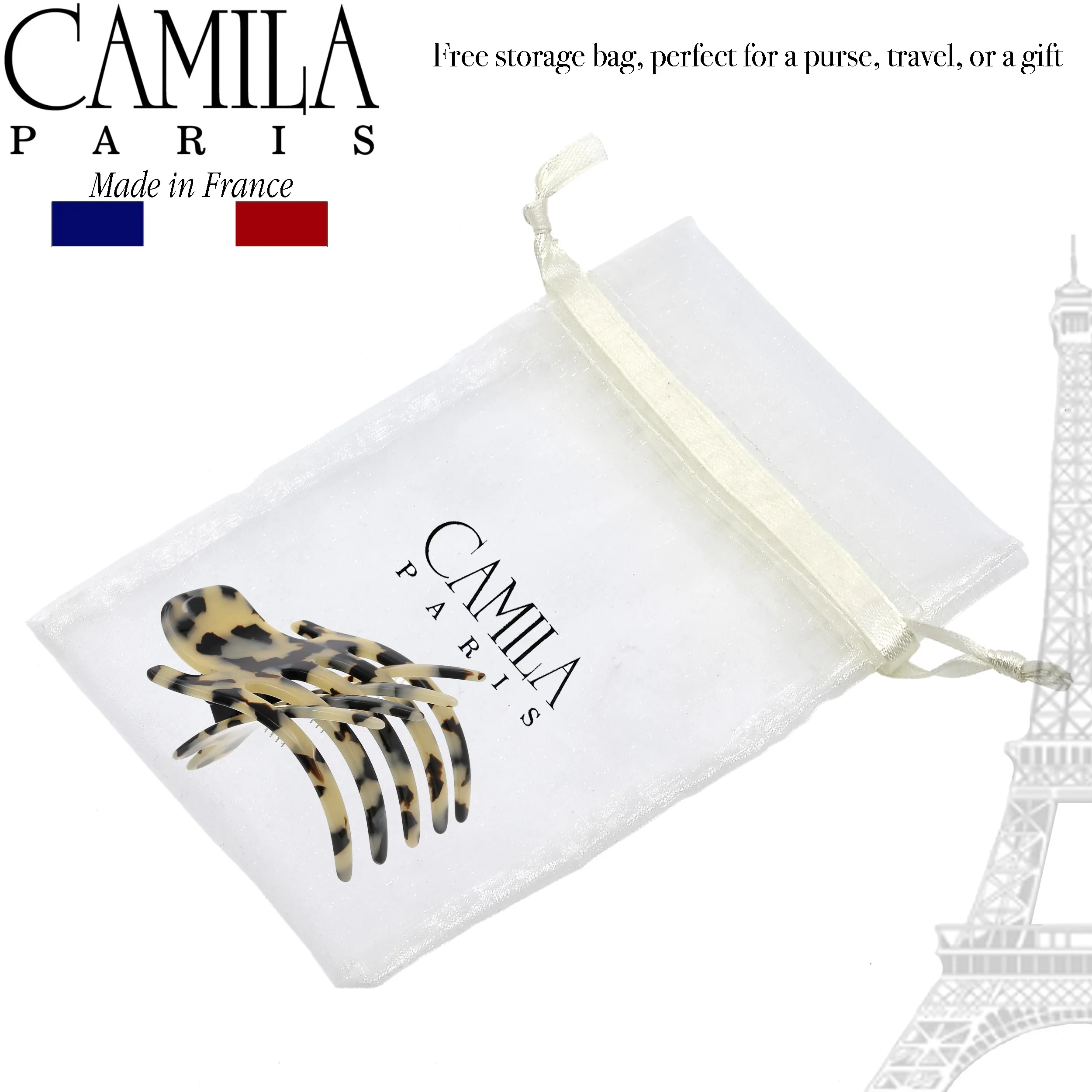 Camila Paris Mimi Long Tooth Hair Clip - Image 11