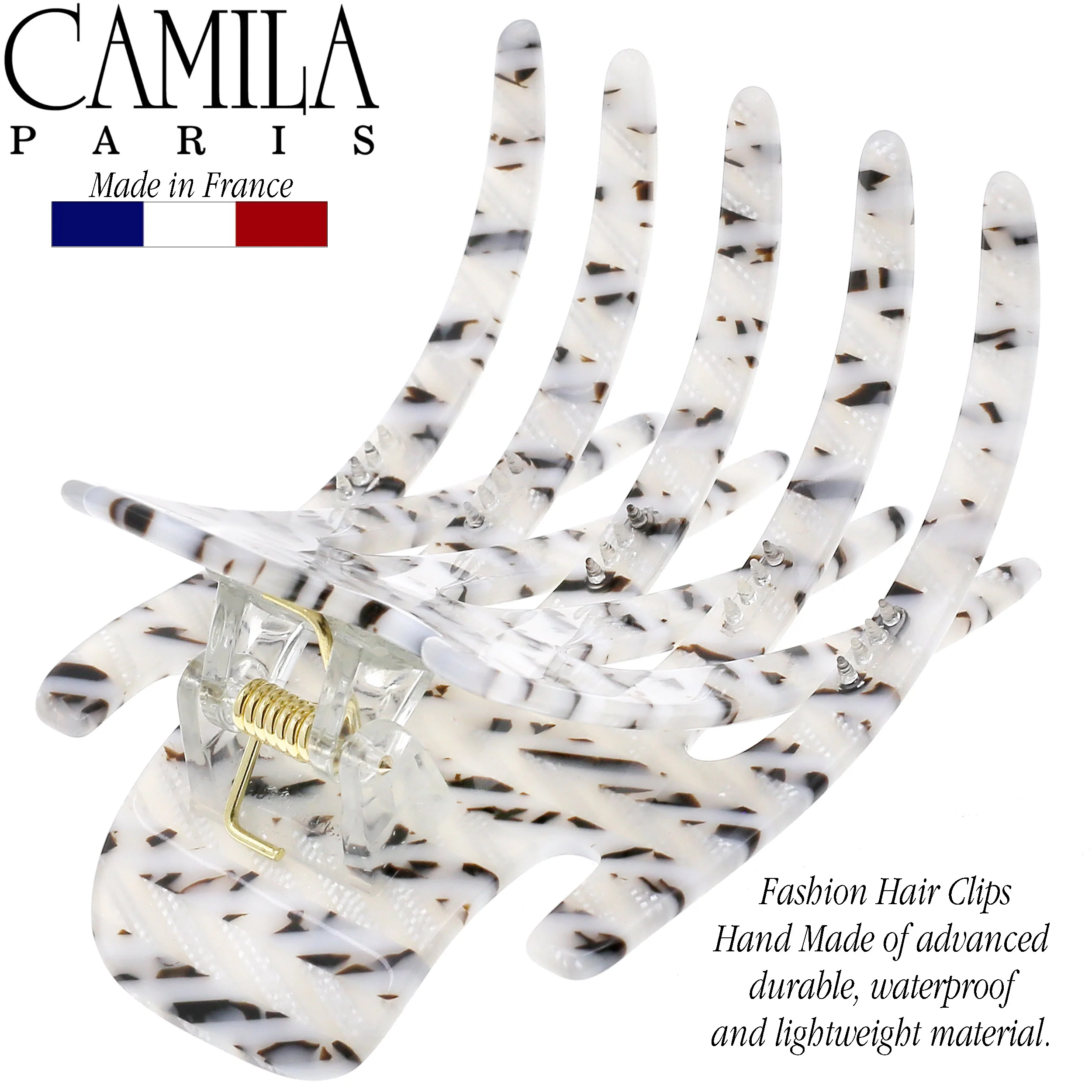 Camila Paris Mimi Long Tooth Hair Clip - Image 15