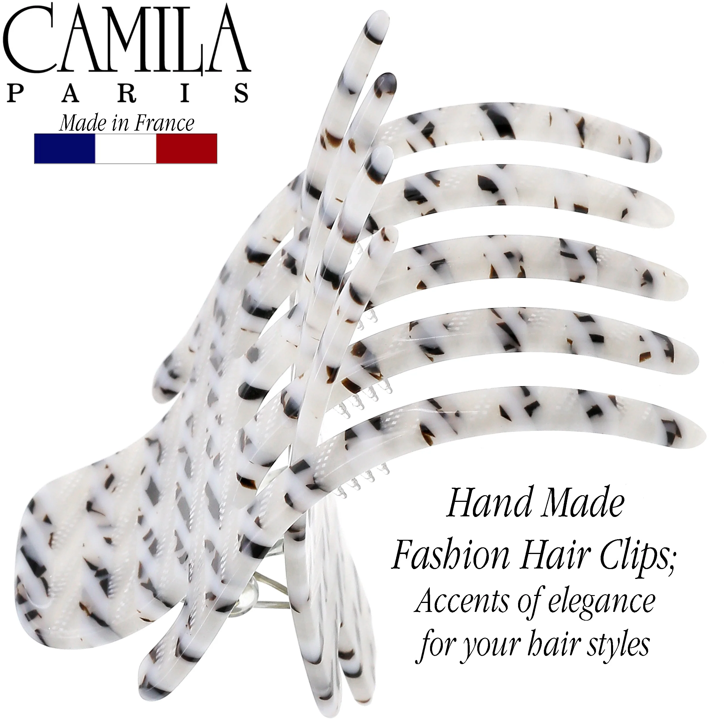 Camila Paris Mimi Long Tooth Hair Clip - Image 16