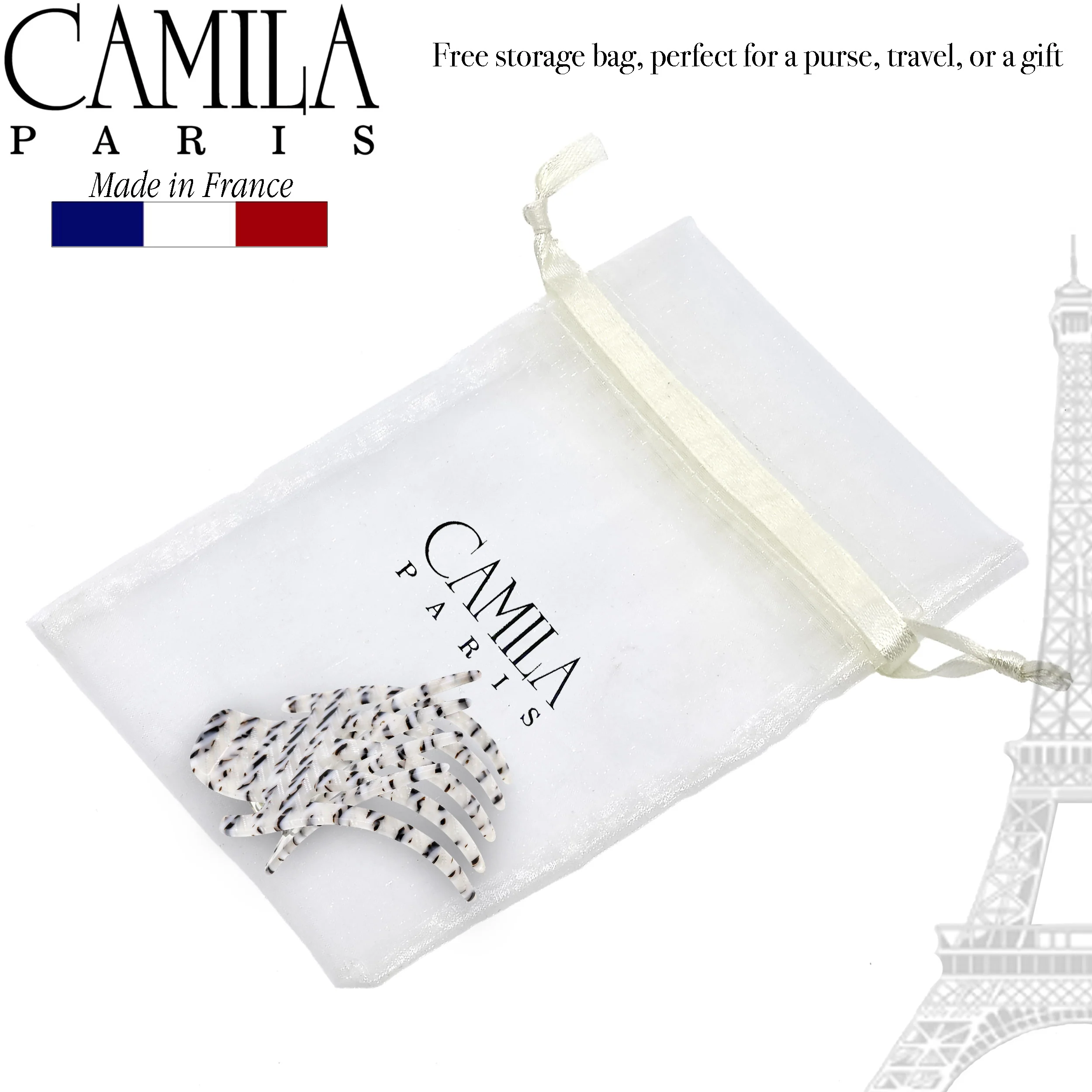 Camila Paris Mimi Long Tooth Hair Clip - Image 17