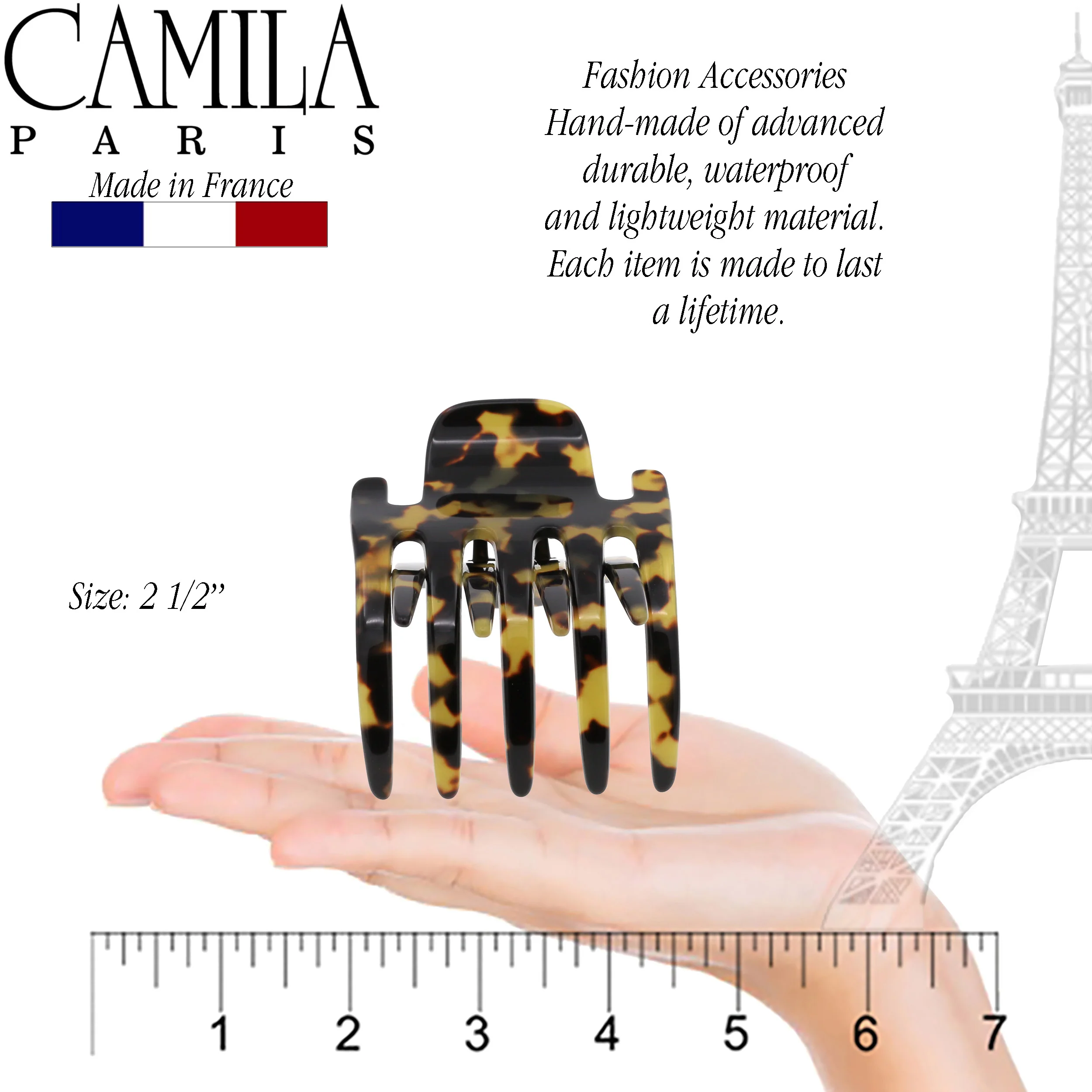 Camila Paris Mimi Long Tooth Hair Clip - Image 2
