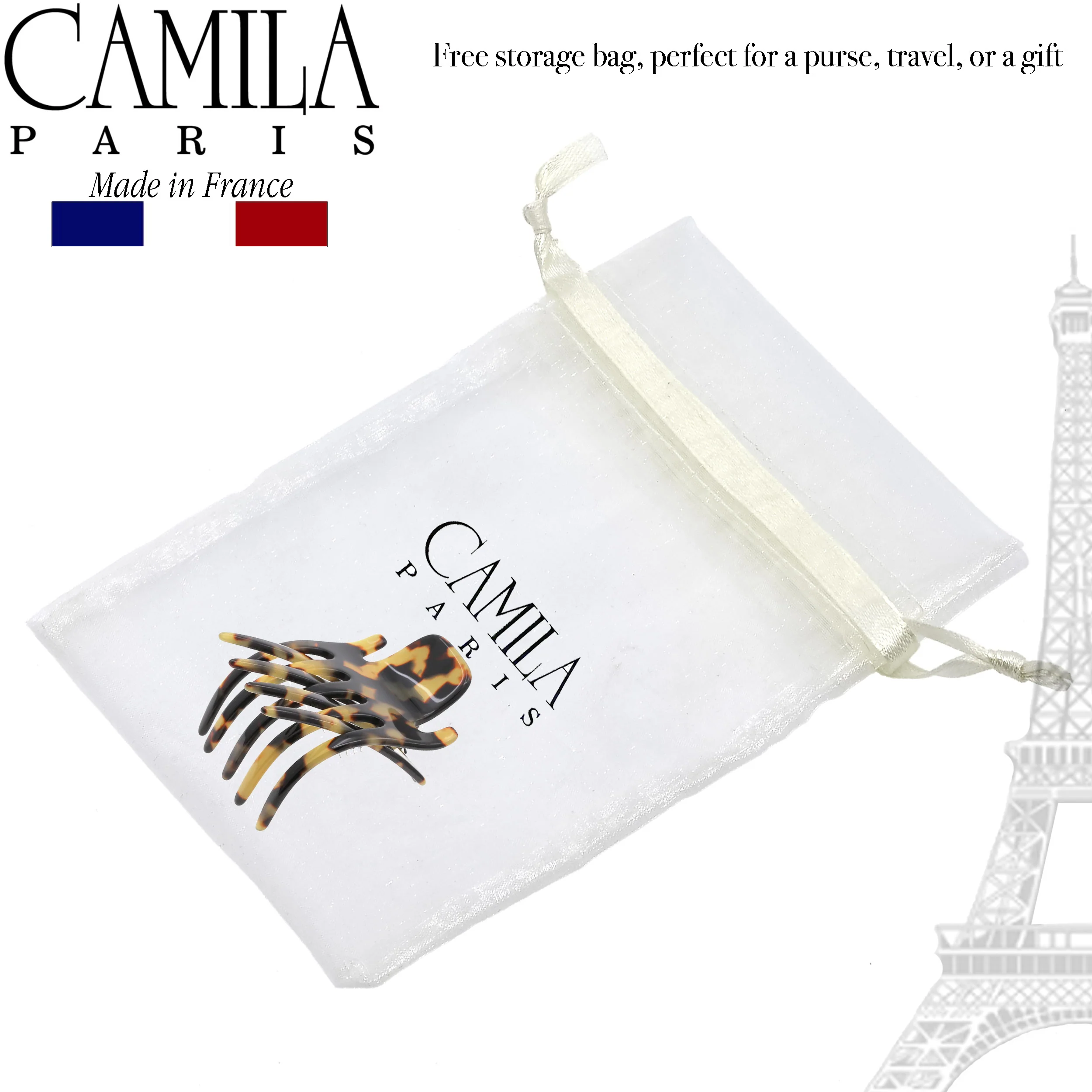 Camila Paris Mimi Long Tooth Hair Clip - Image 23