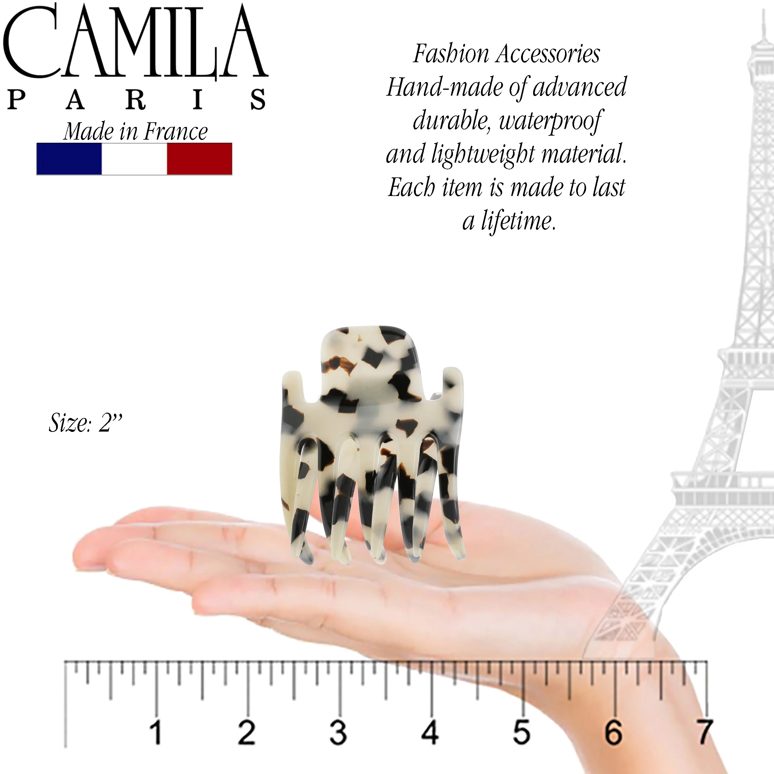 Camila Paris Mimi Long Tooth Hair Clip - Image 26