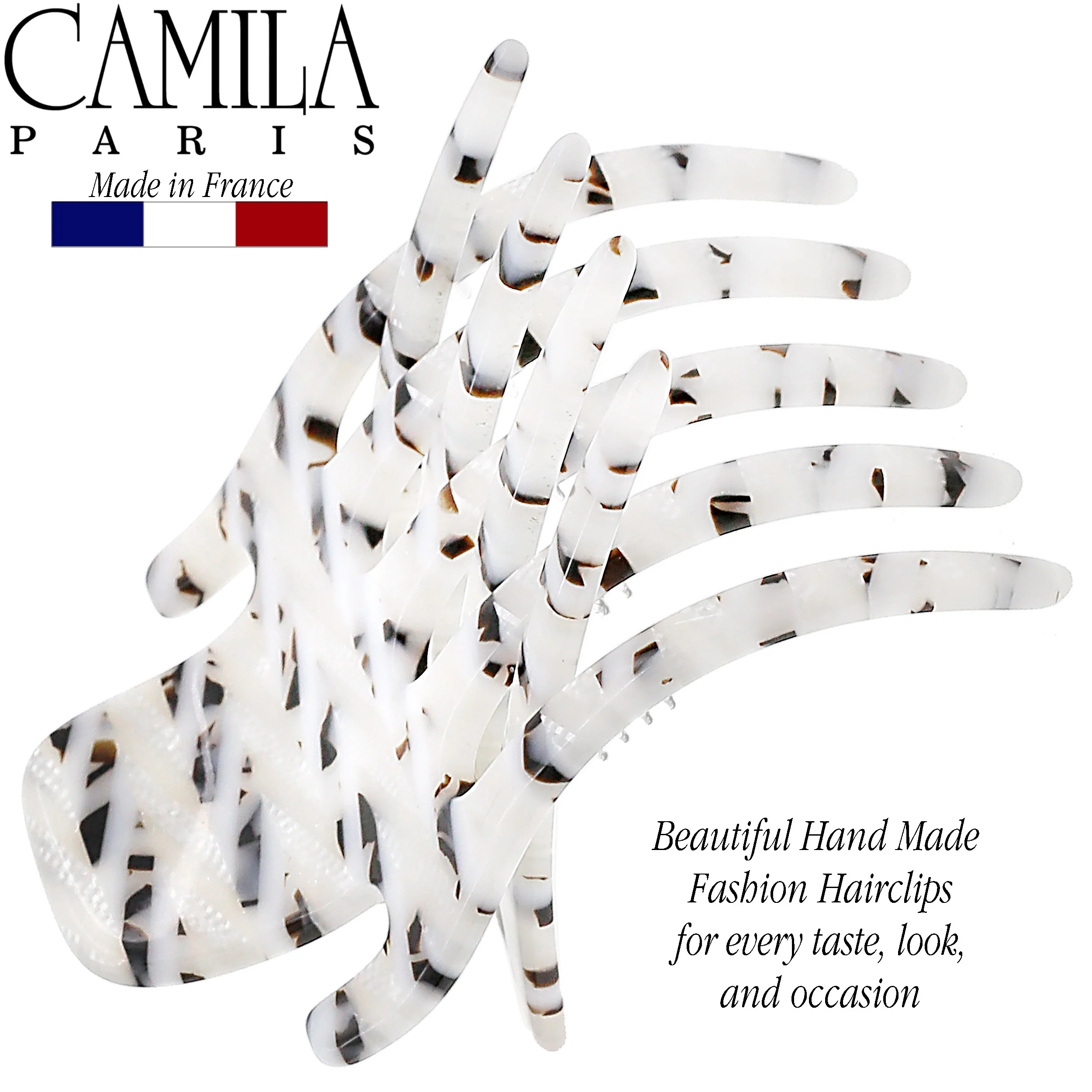 Camila Paris Mimi Long Tooth Hair Clip - Image 34