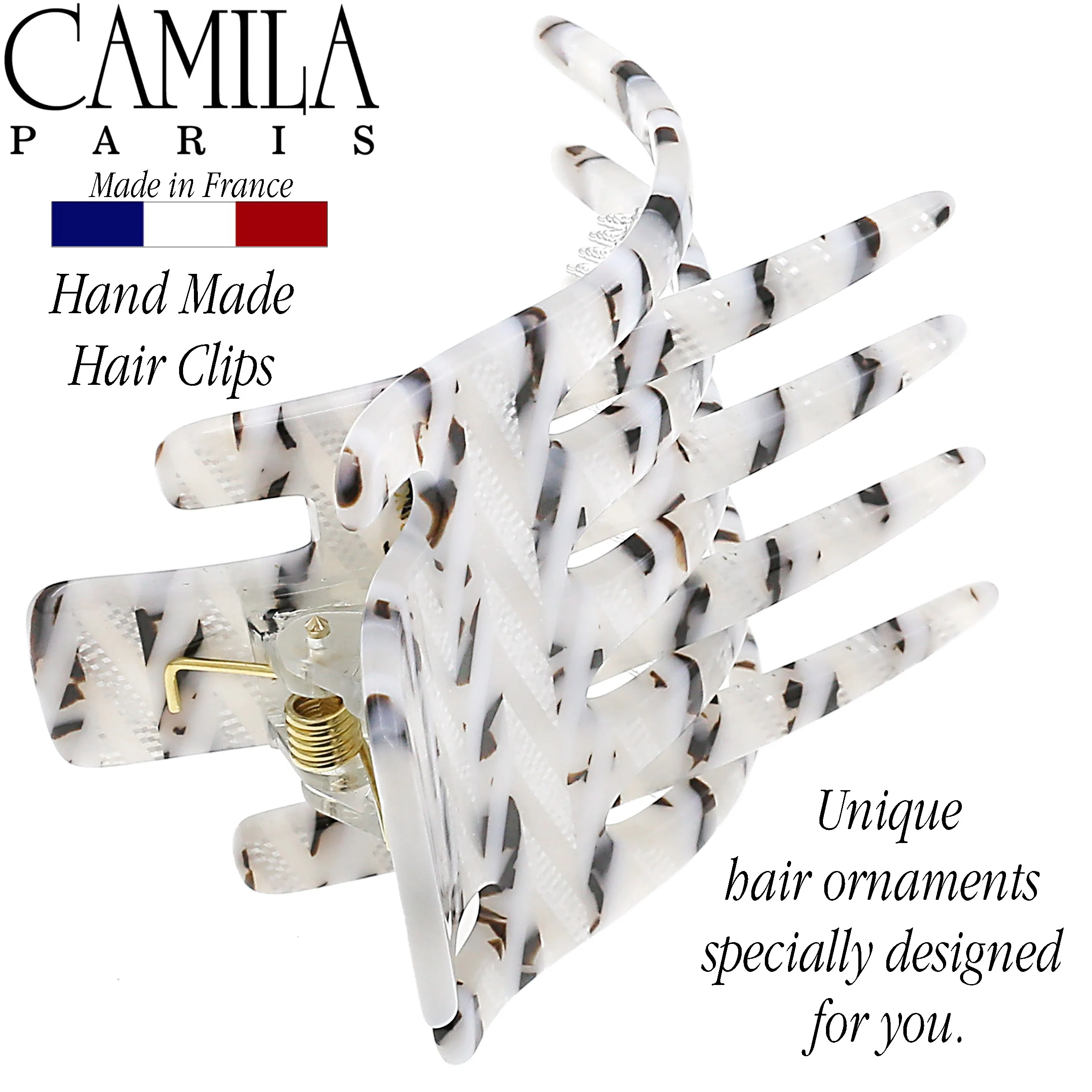 Camila Paris Mimi Long Tooth Hair Clip - Image 36