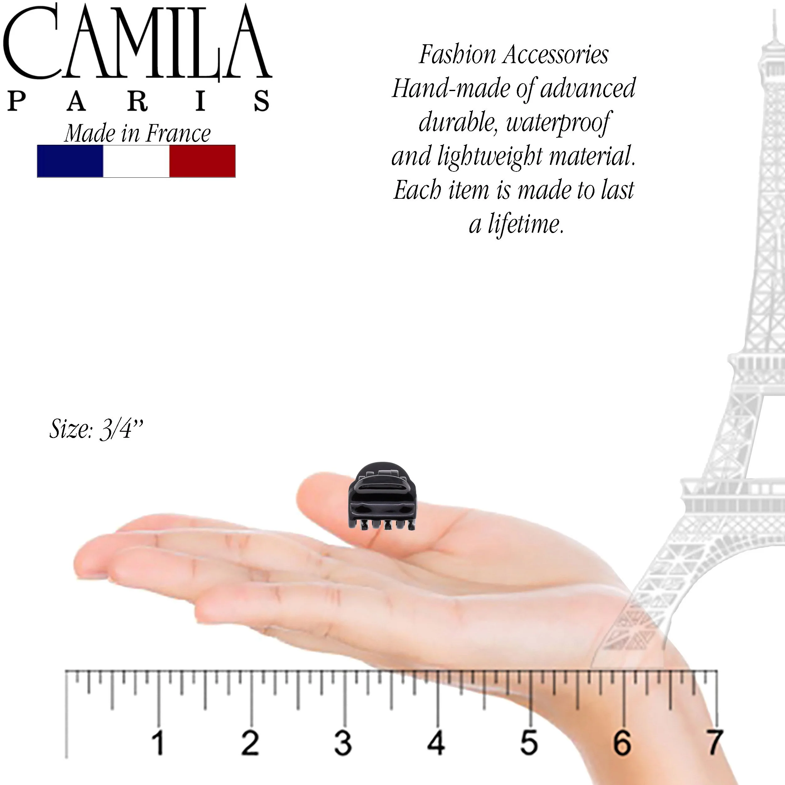 Camila Paris Mini Classic Jaw Hair Clip - Image 6