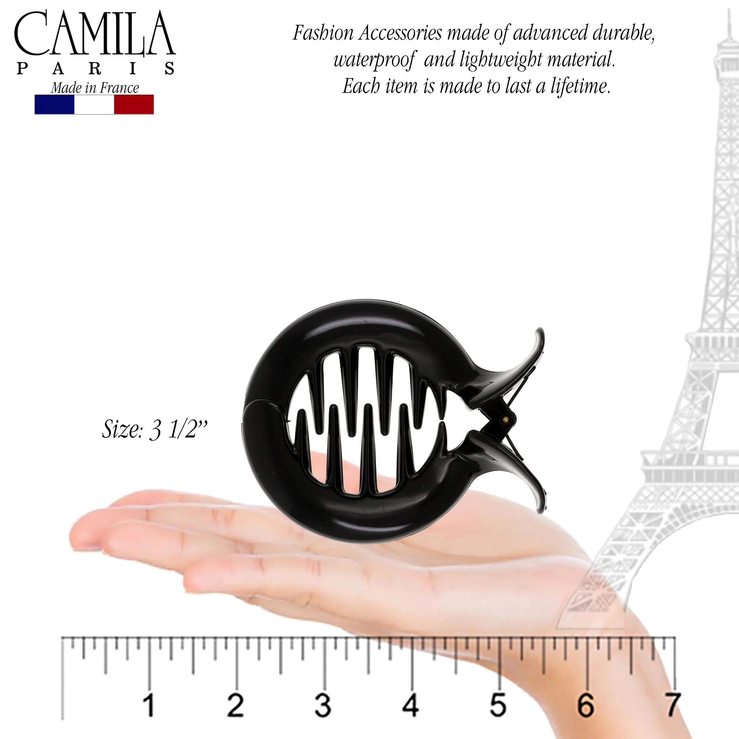 Camila Paris Round Pincer Hair Clip - Image 6