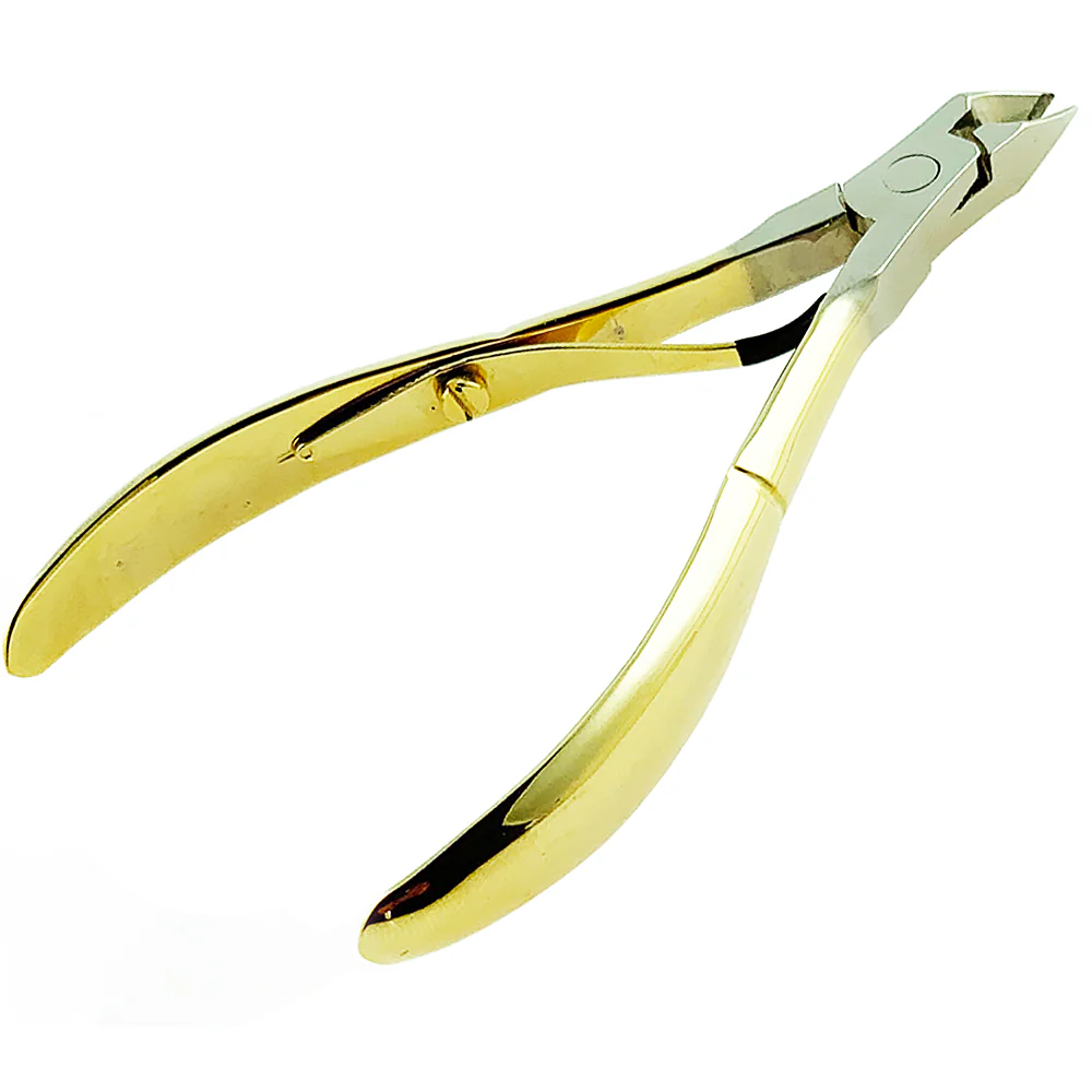 4" Gold Plated Cuticle Cutter - 9mm Blade - Image 5
