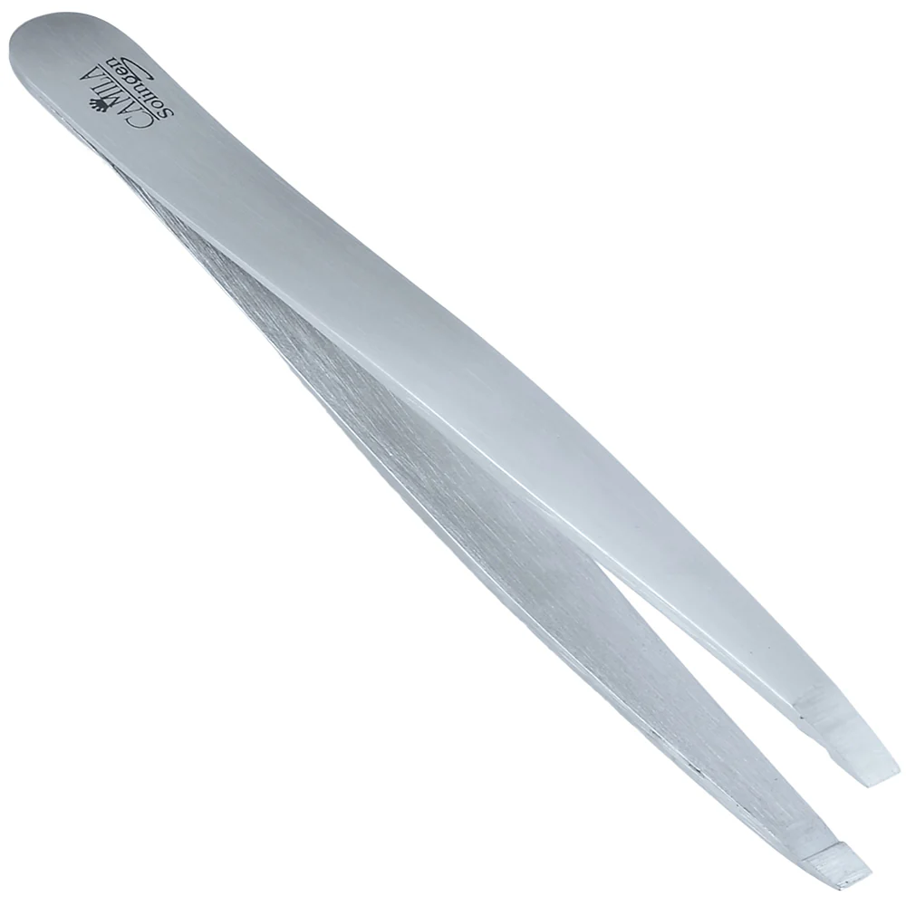 4" Stainless Steel Straight Tip Tweezers - Image 2