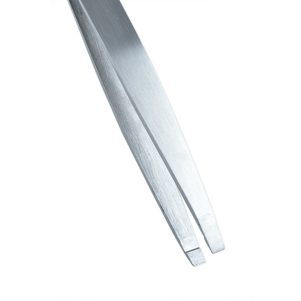 4" Stainless Steel Straight Tip Tweezers - Image 4