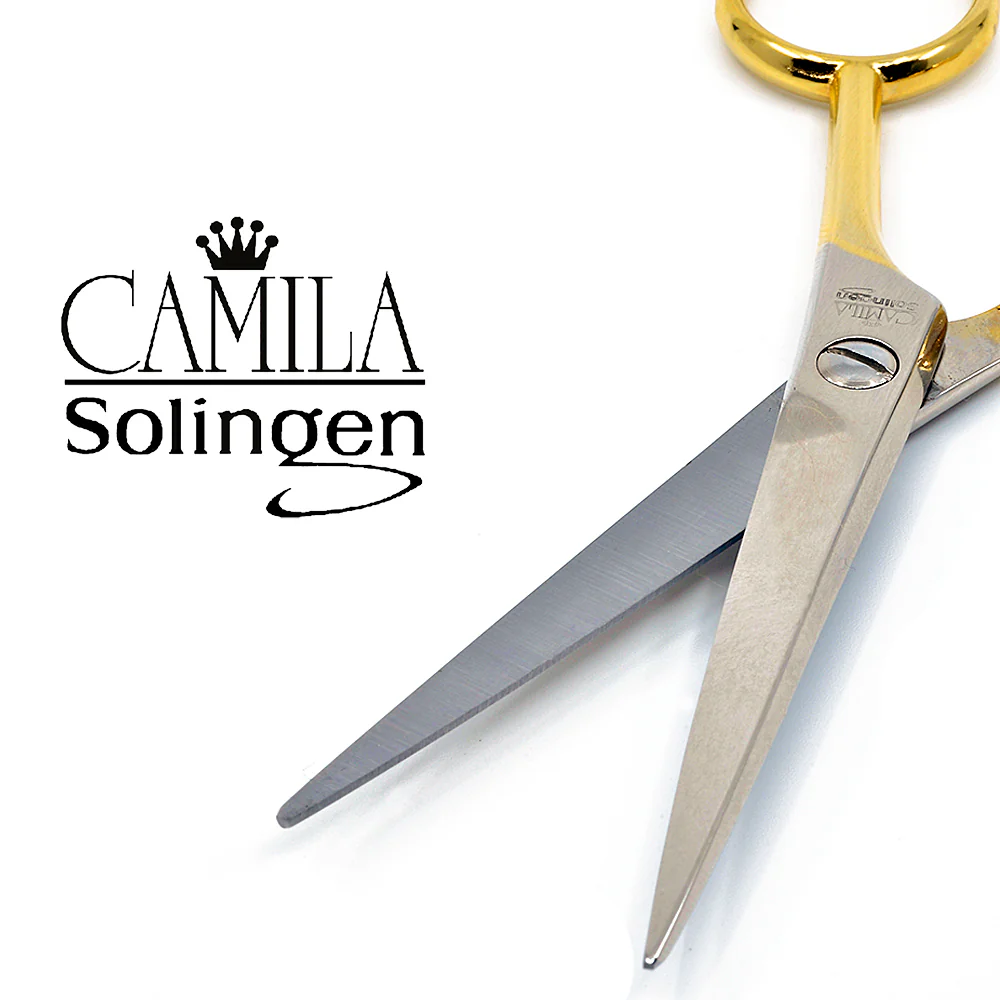 4.5" Gold Plated Professional Barber Shears - Image 4
