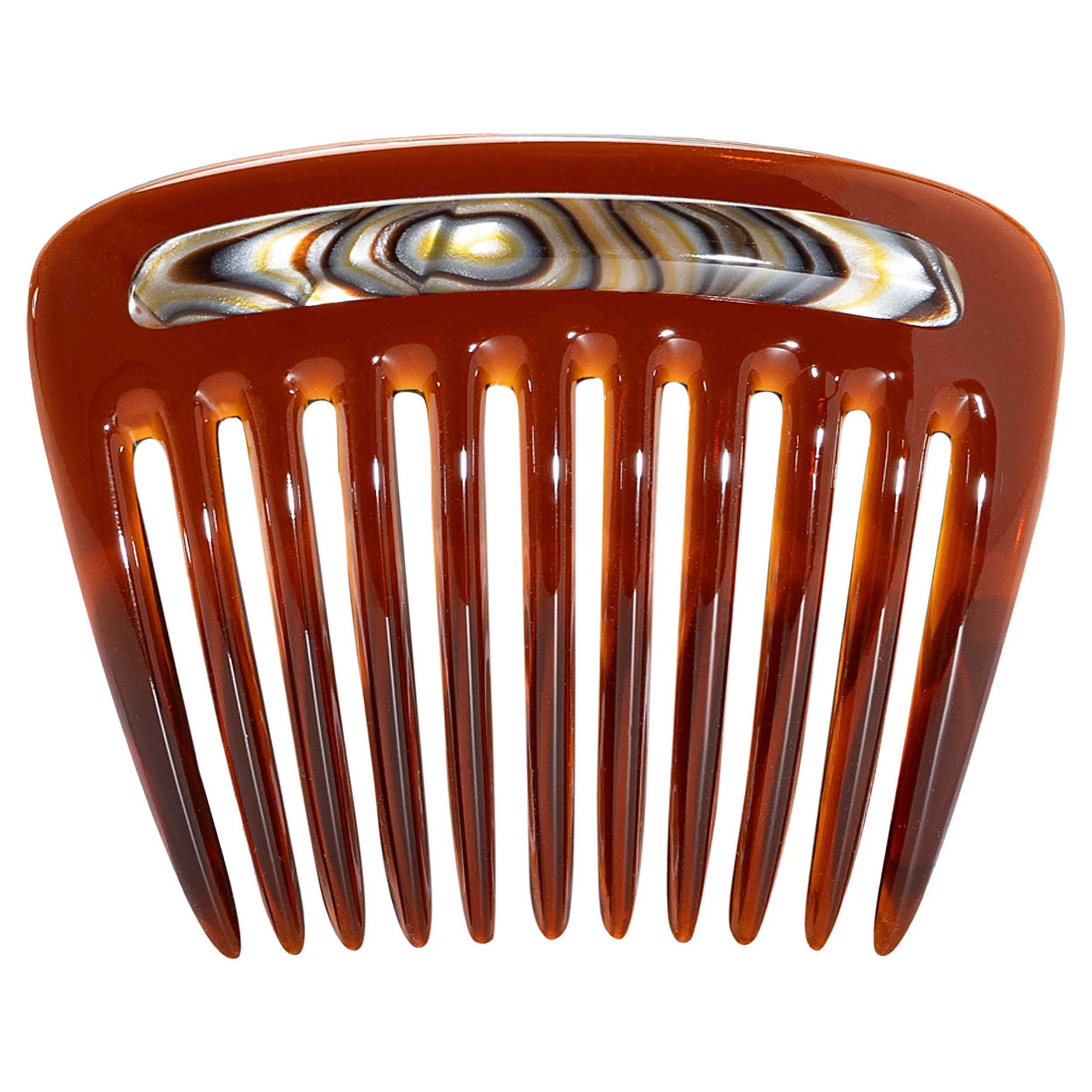 Charlotte Small Decorative Hair Side Comb Made in France