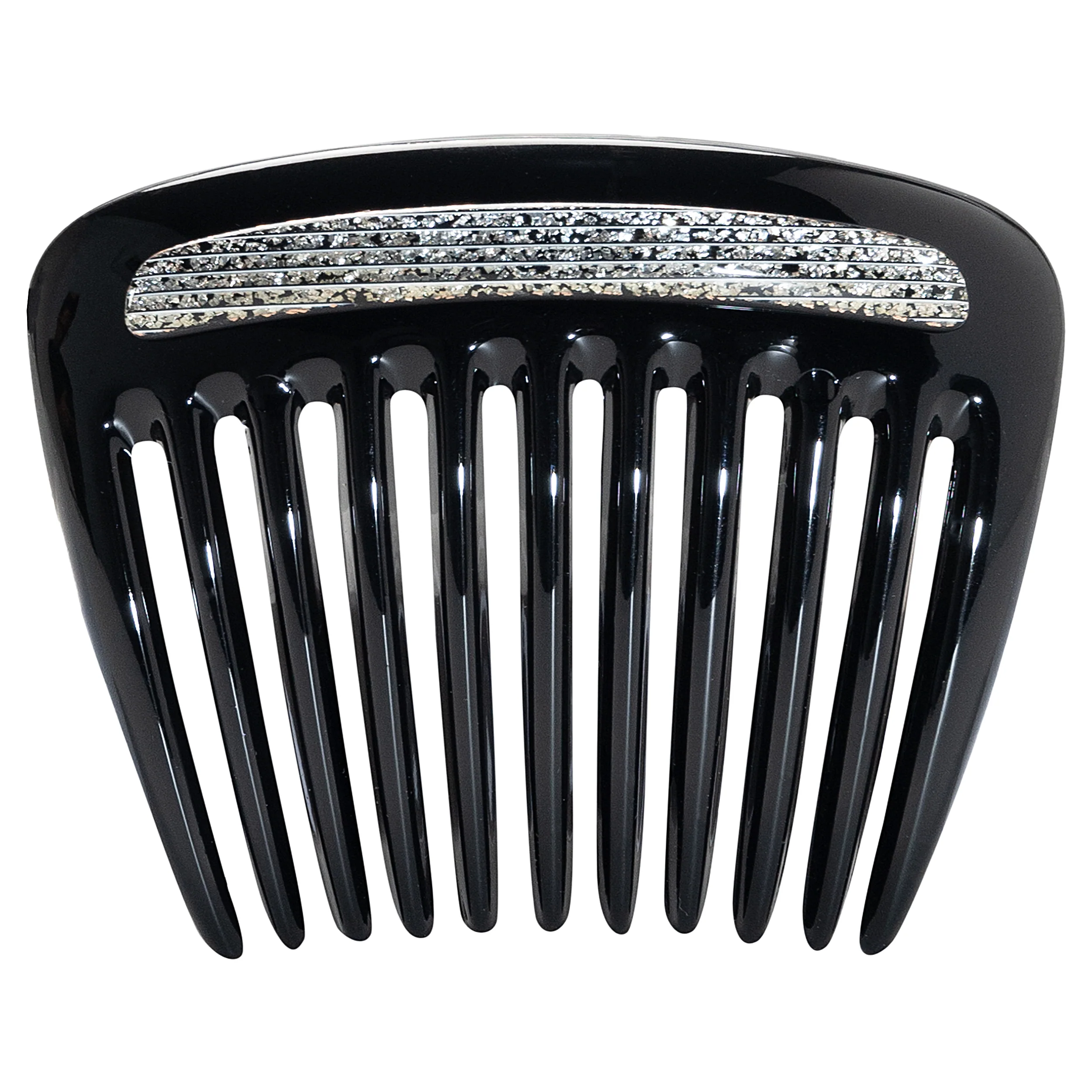 Charlotte Small Decorative Hair Side Comb Made in France - Image 18