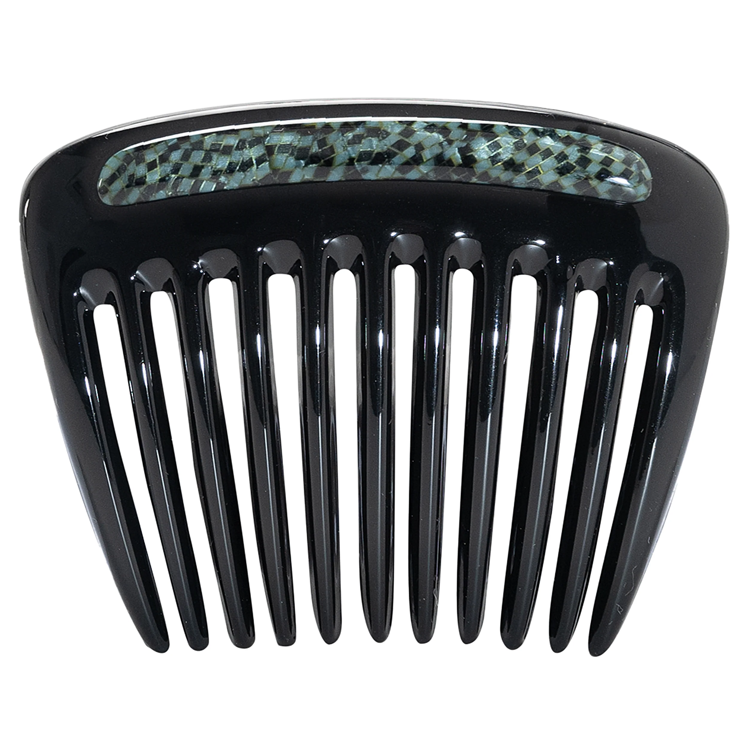 Charlotte Small Decorative Hair Side Comb Made in France - Image 28