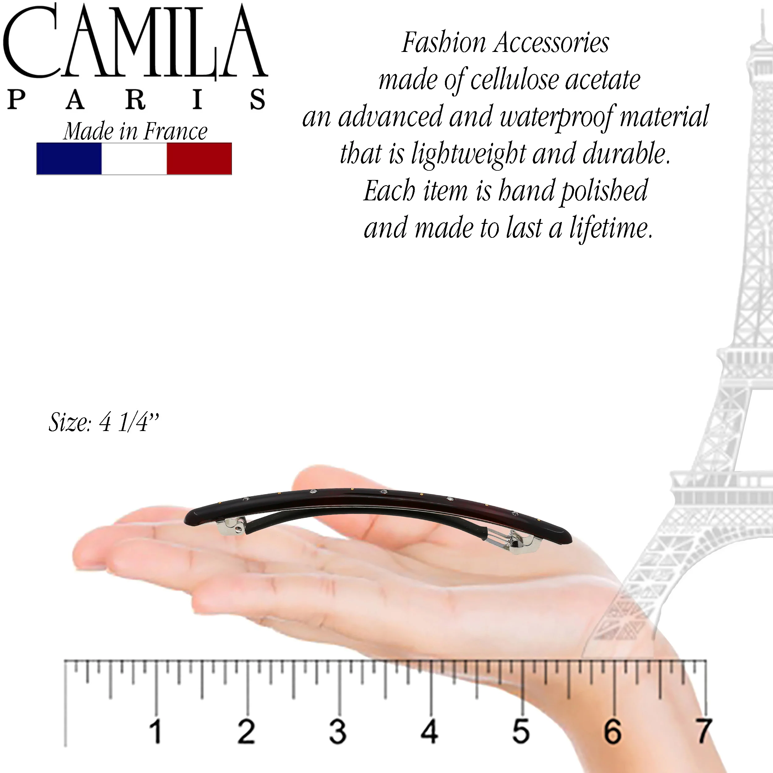 Camila Paris Classic Skinny No-Slip Barrette - Image 18