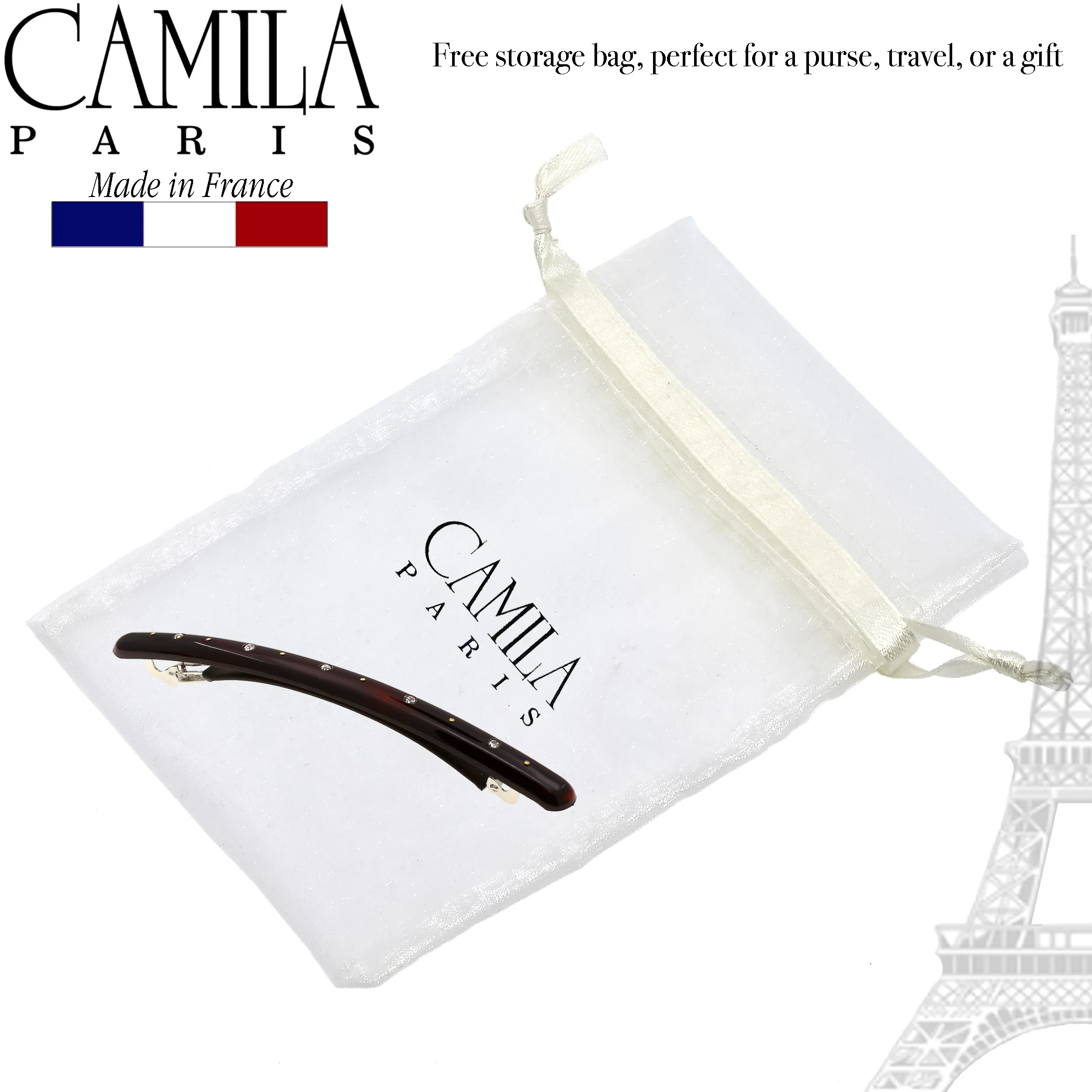 Camila Paris Classic Skinny No-Slip Barrette - Image 20
