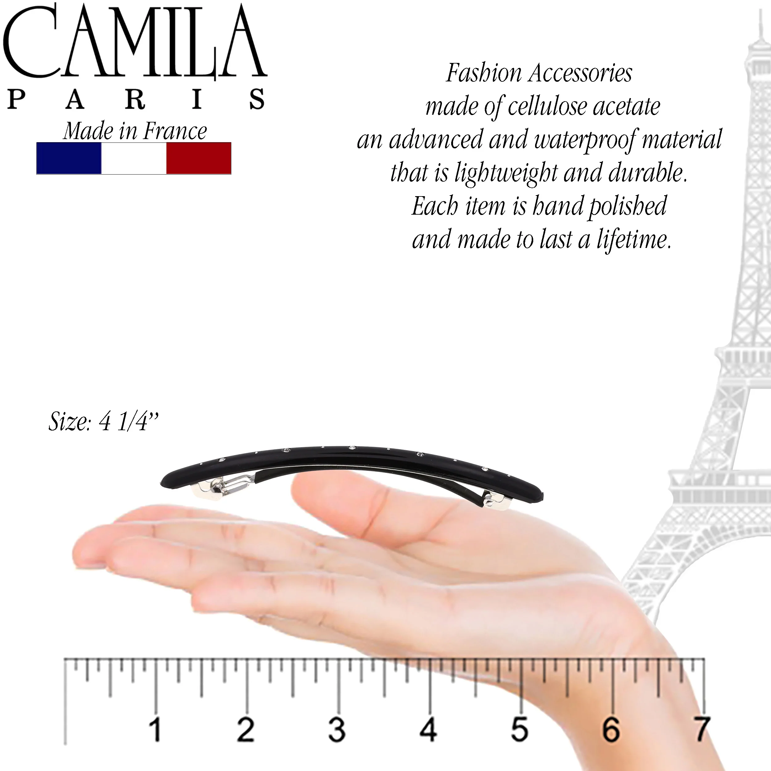 Camila Paris Classic Skinny No-Slip Barrette - Image 22