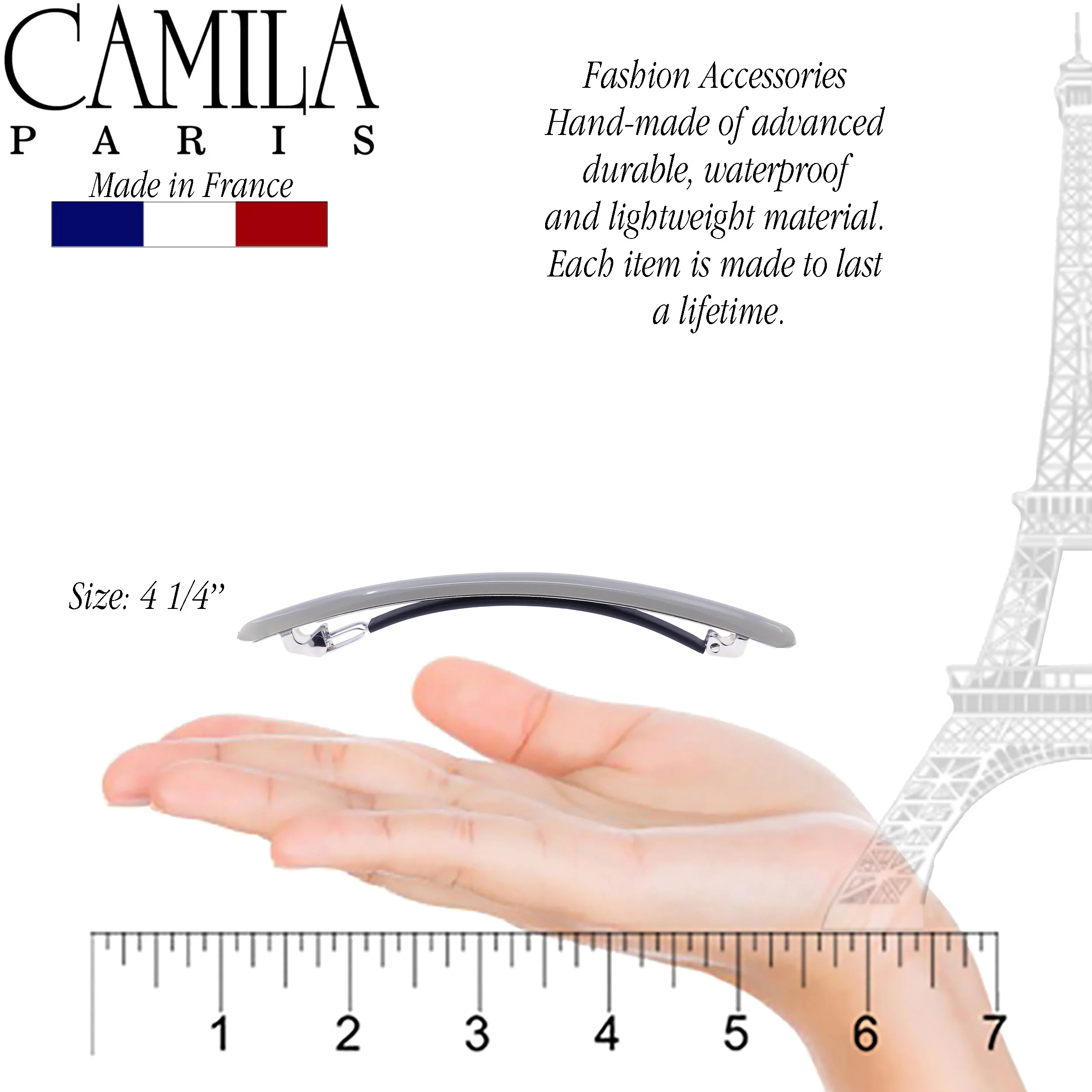 Camila Paris Classic Skinny No-Slip Barrette - Image 26