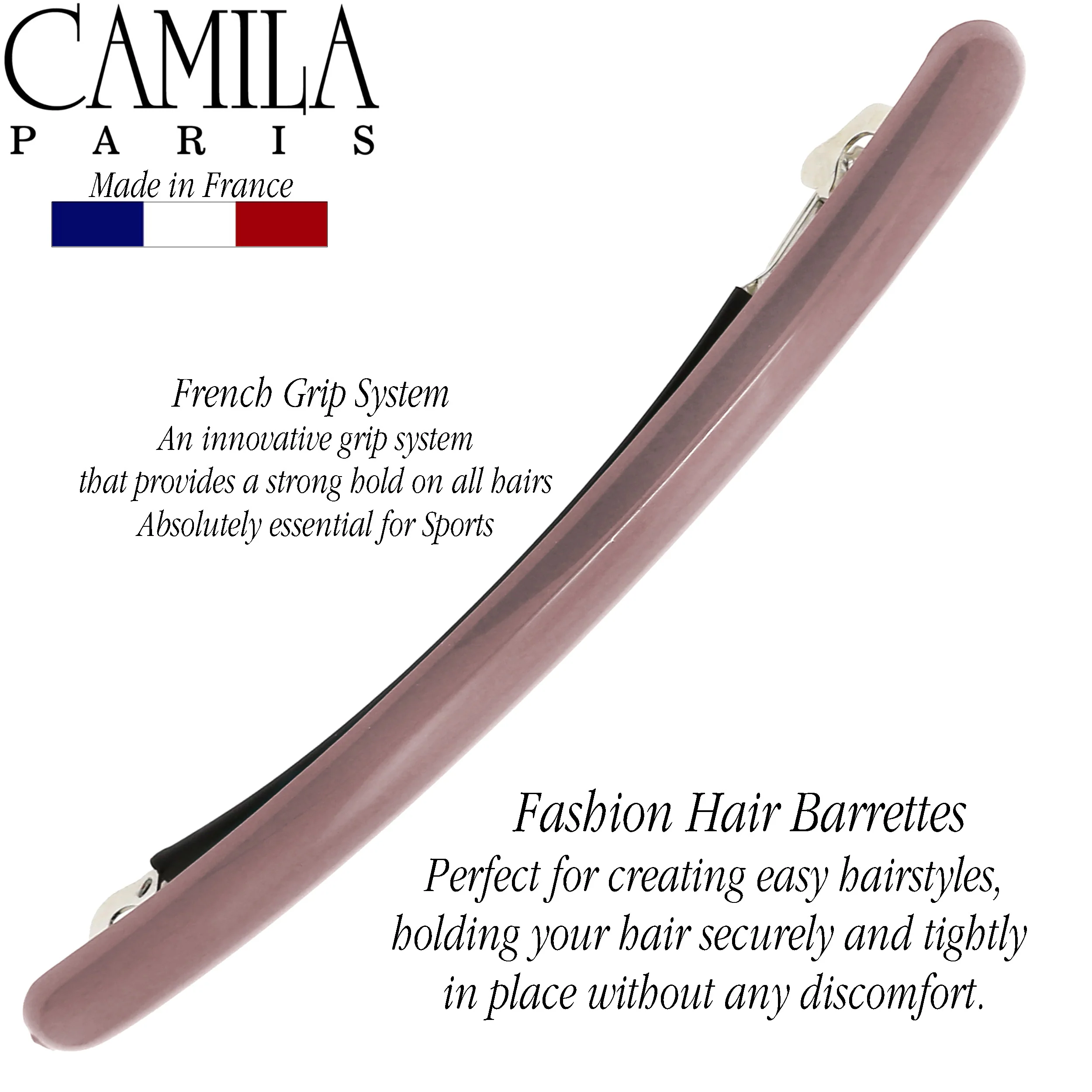 Camila Paris Classic Skinny No-Slip Barrette - Image 3