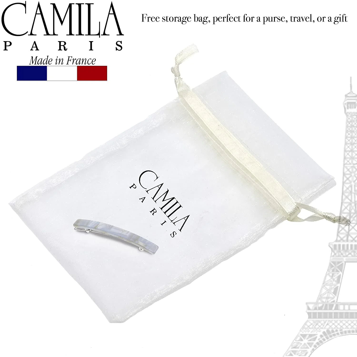Camila Paris Classic Skinny Rectangle Barrette - Image 12