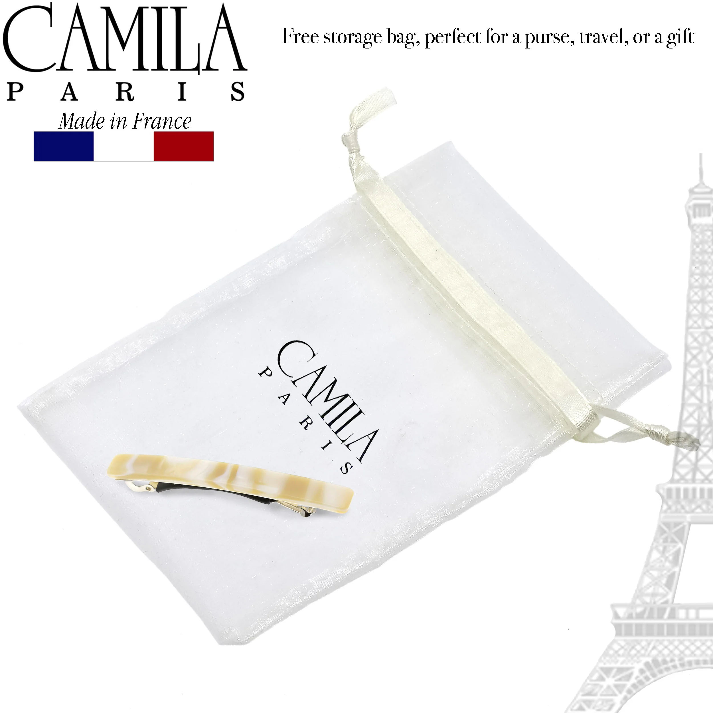 Camila Paris Classic Skinny Rectangle Barrette - Image 20