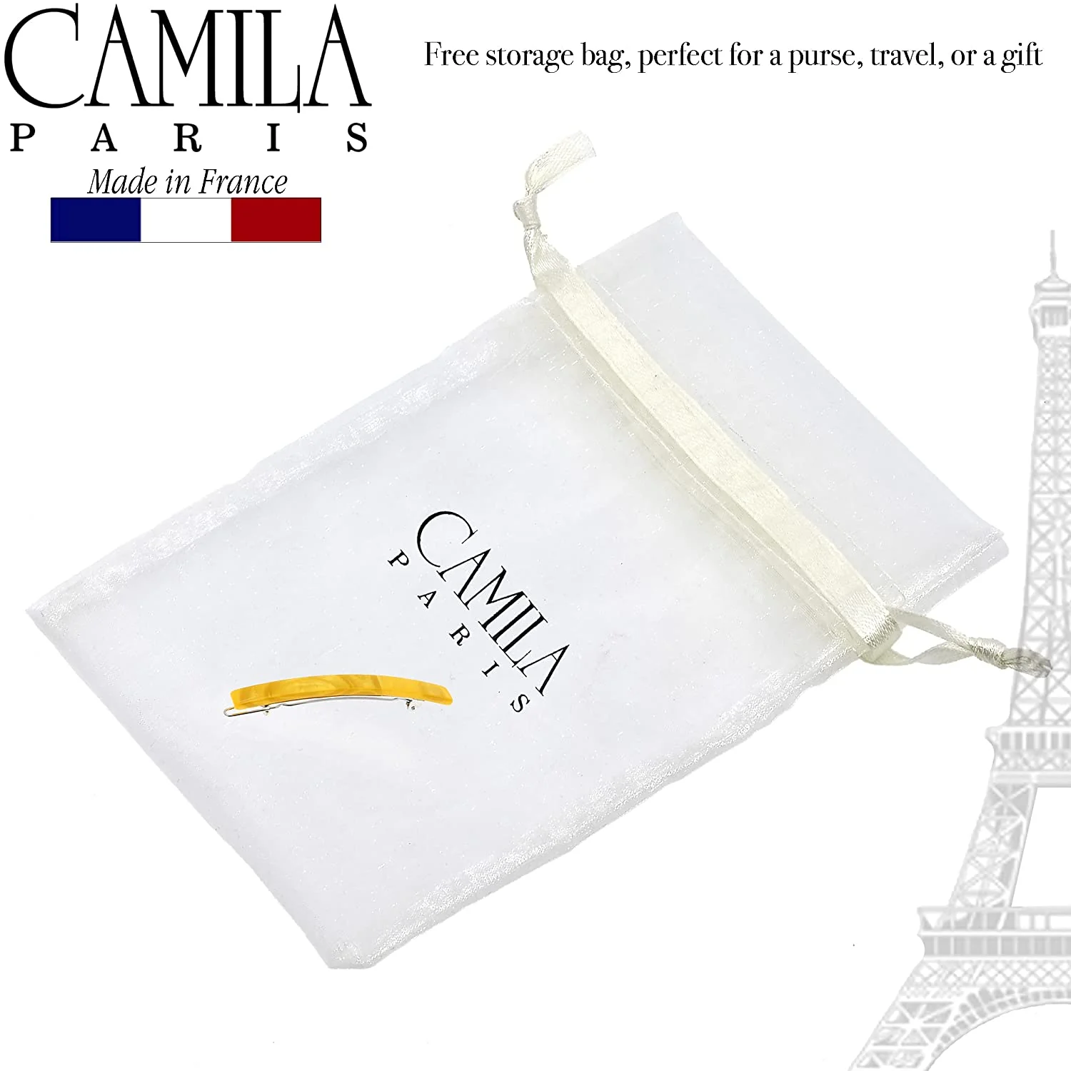 Camila Paris Classic Skinny Rectangle Barrette - Image 8