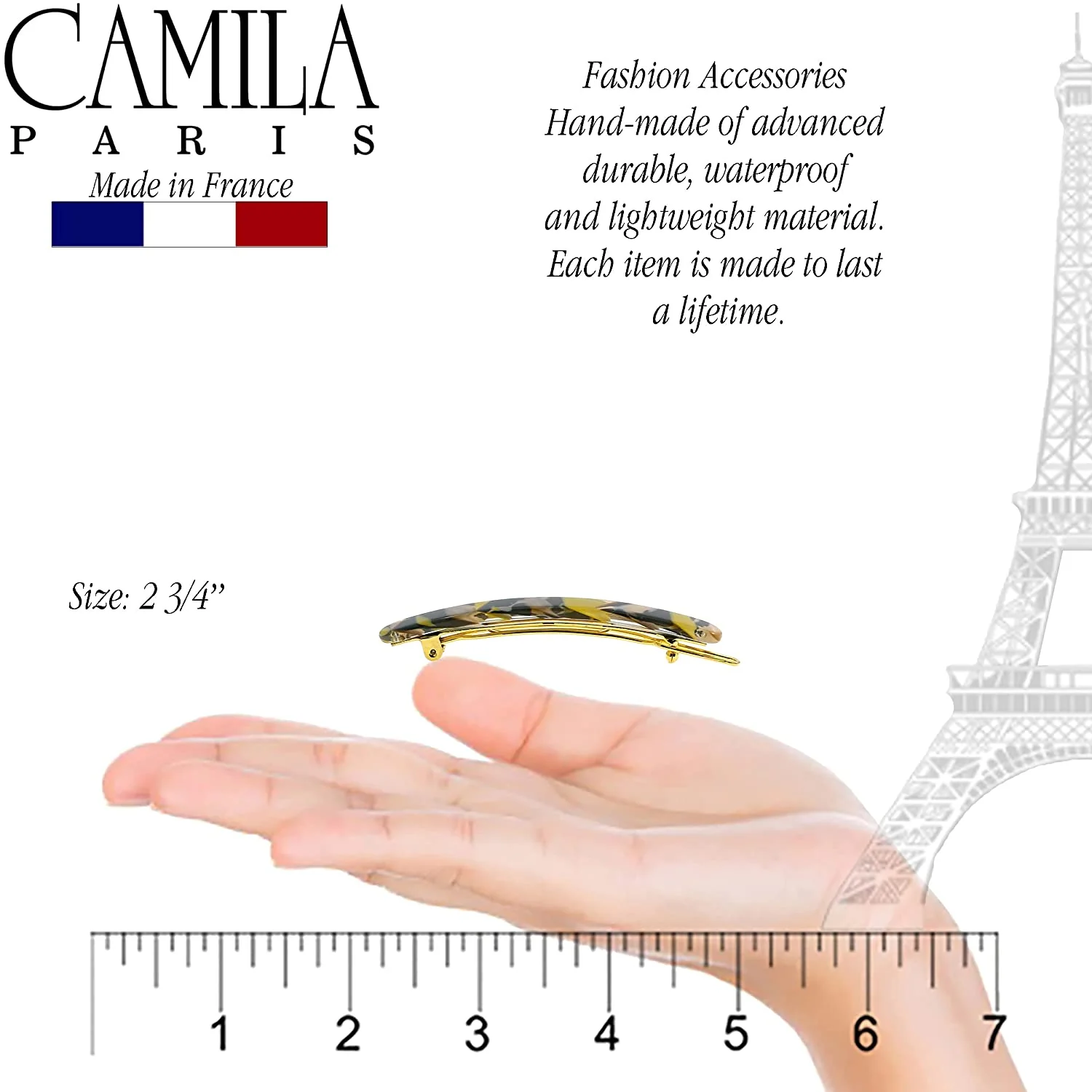 Camila Paris Classic Skinny Rounded Barrette - Image 18