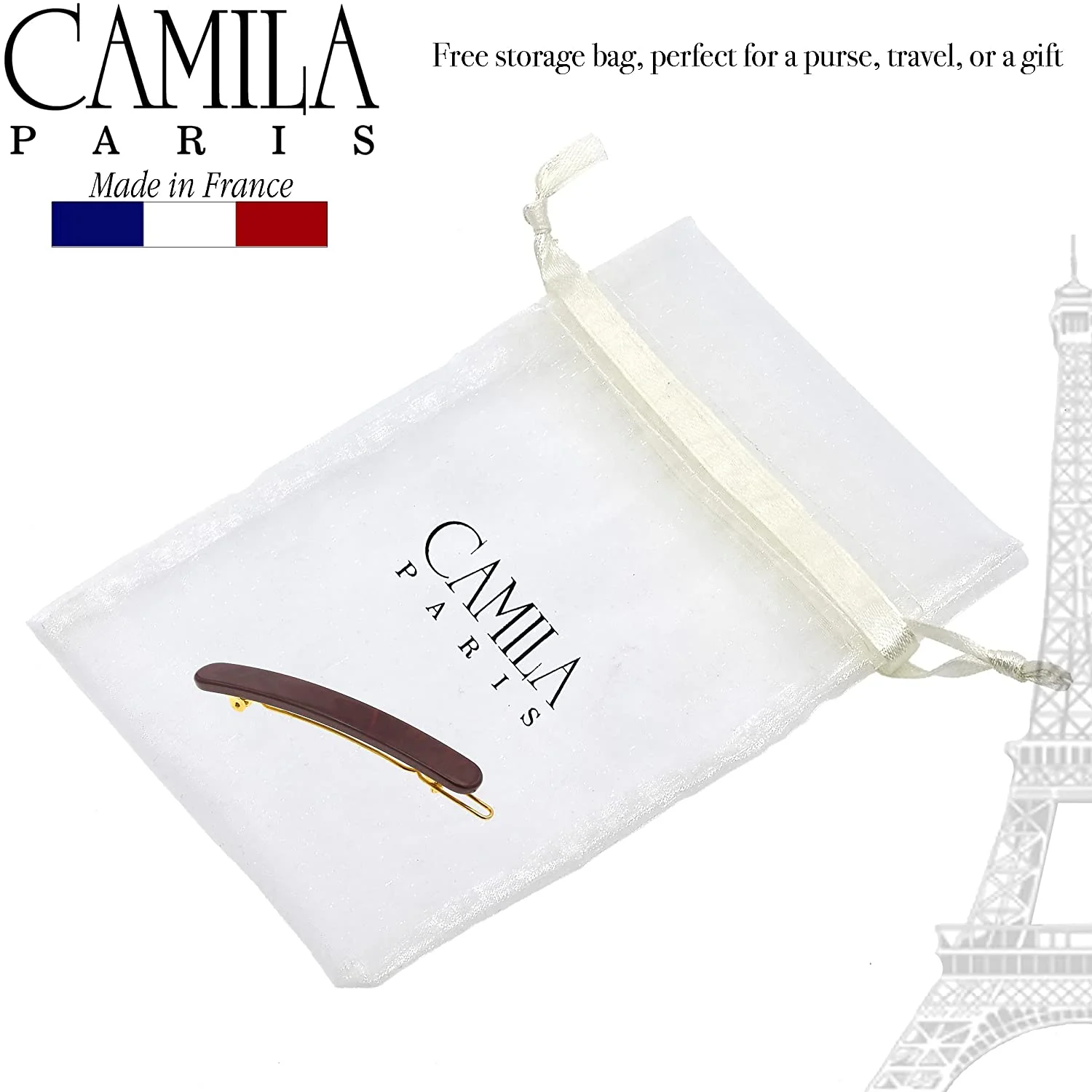 Camila Paris Classic Skinny Rounded Barrette - Image 24