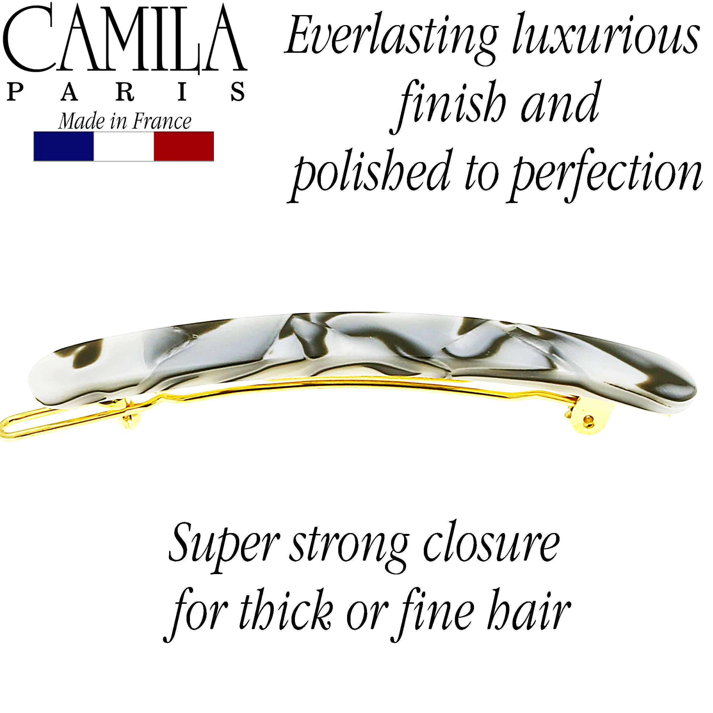 Camila Paris Classic Skinny Rounded Barrette - Image 3