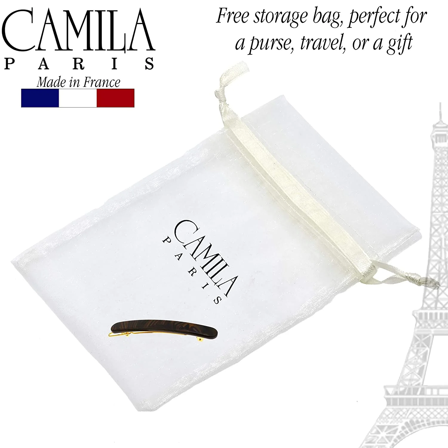 Camila Paris Classic Skinny Rounded Barrette - Image 8