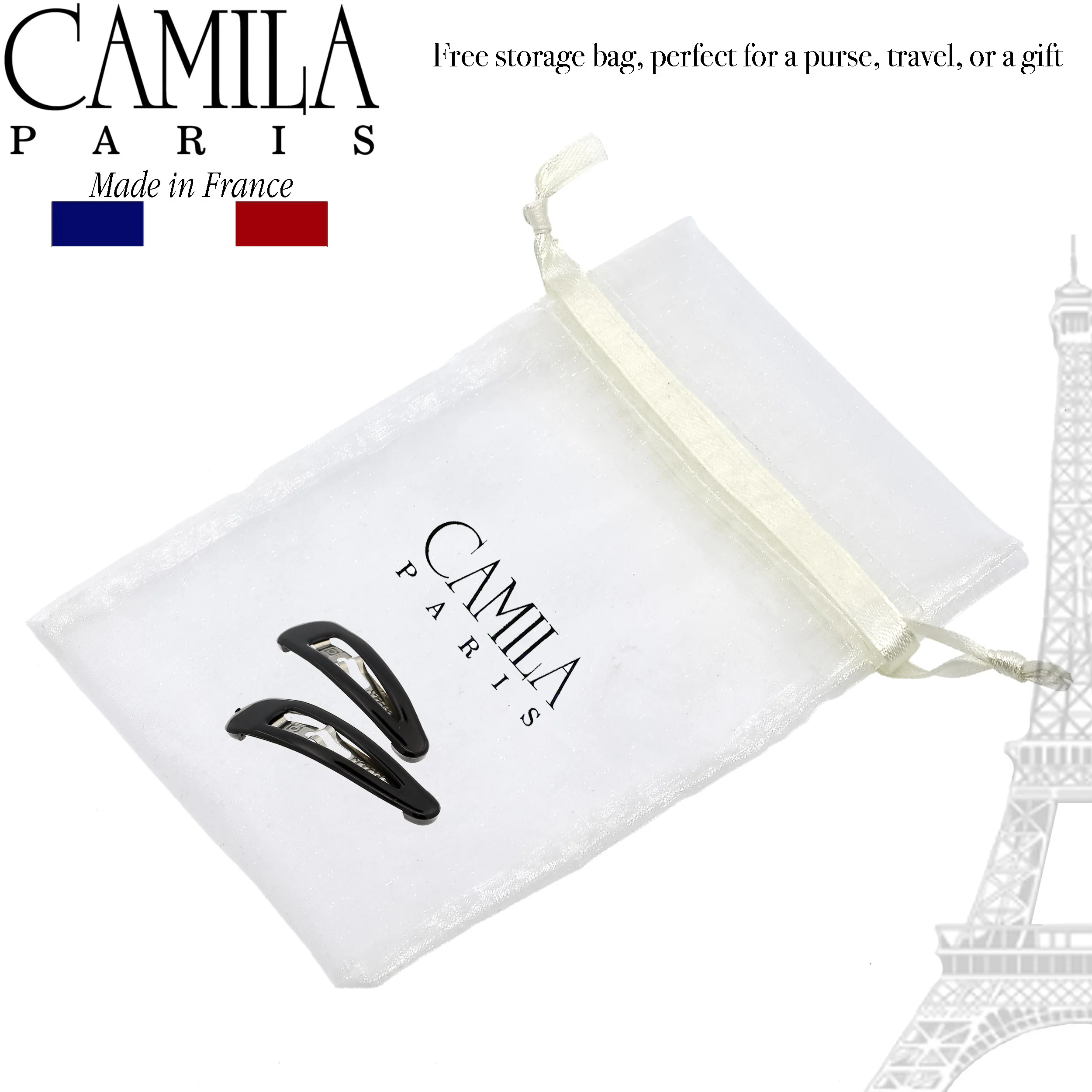 Camila Paris Classic Snap Clip Pair - Image 44