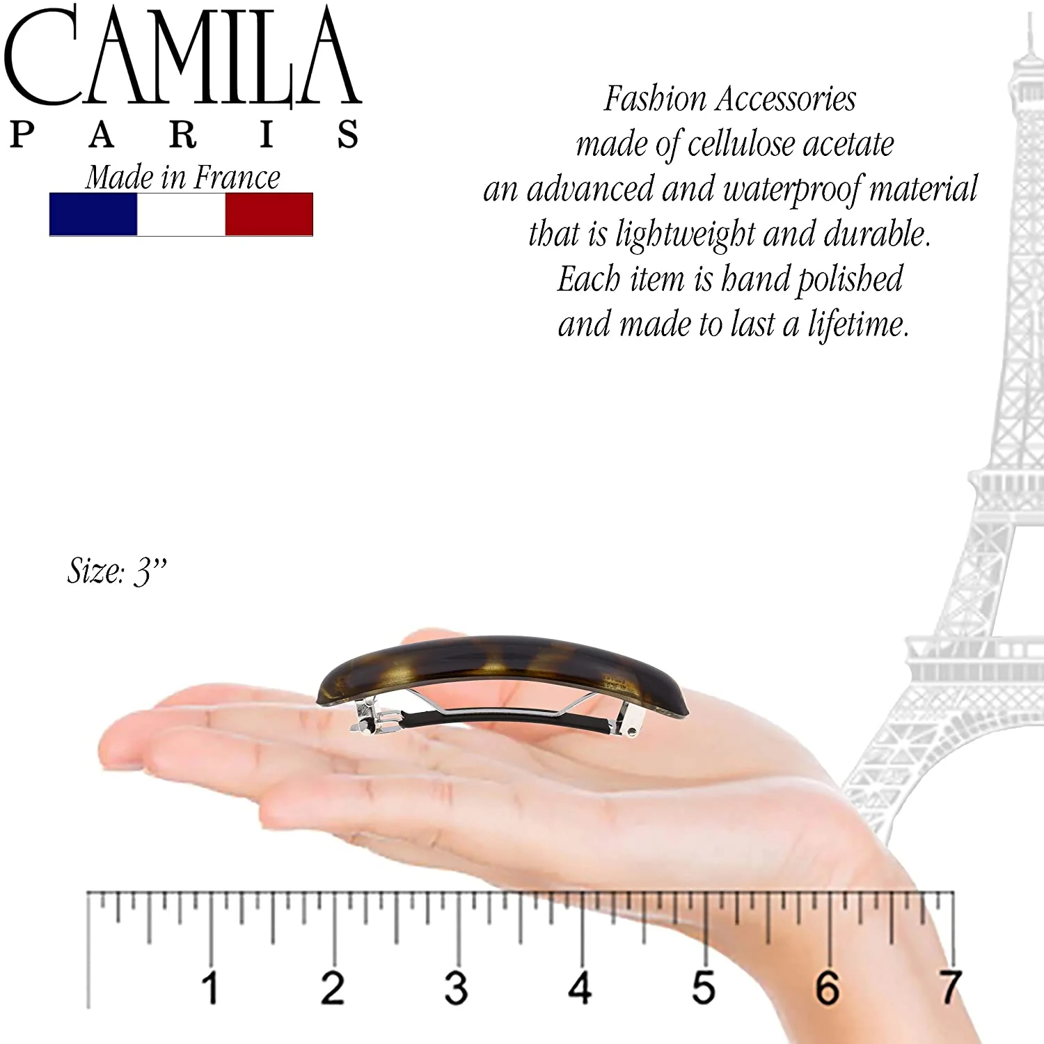 Camila Paris Contoured No-Slip Barrette - Image 26