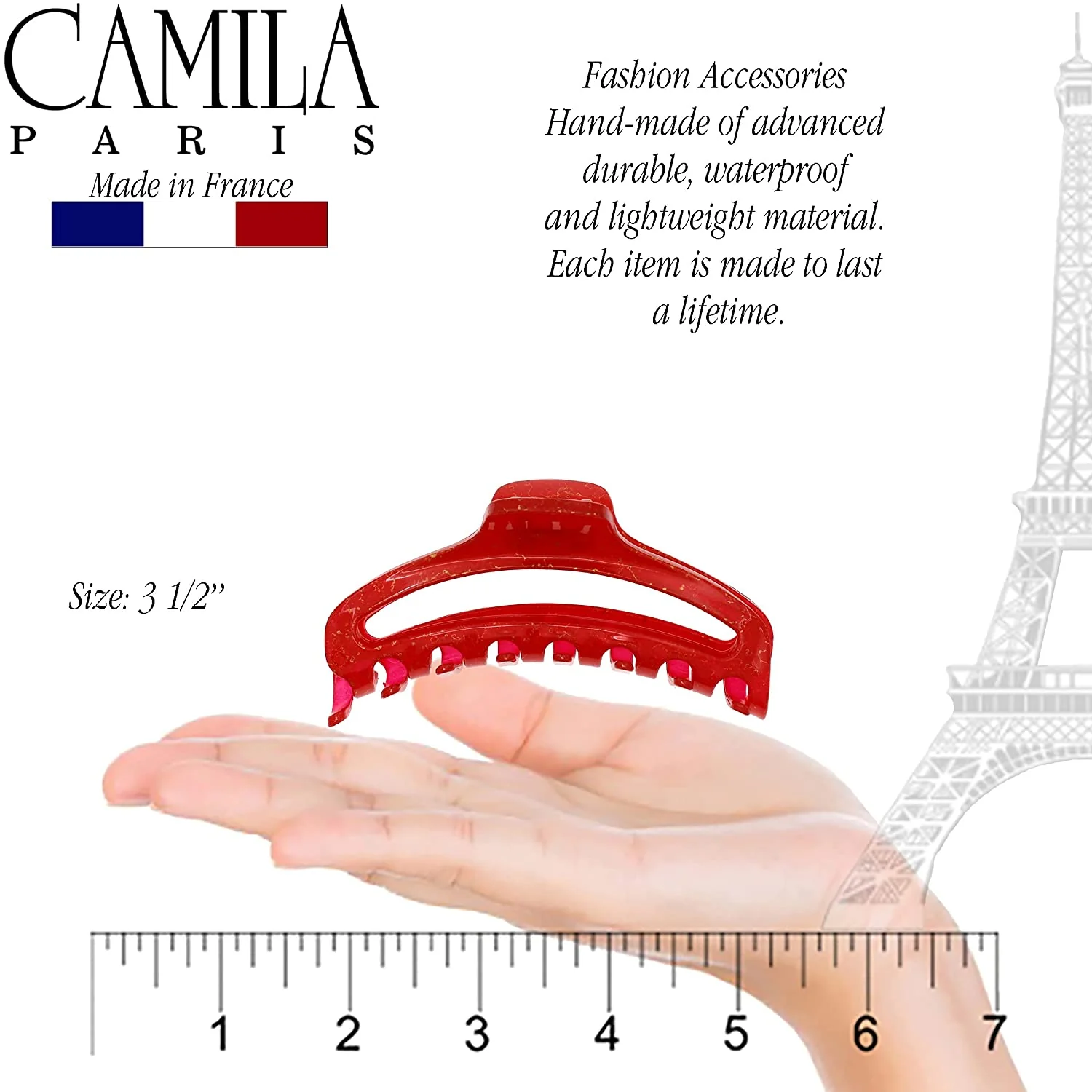 Camila Paris Curved Cutout Hair Clip - Image 18