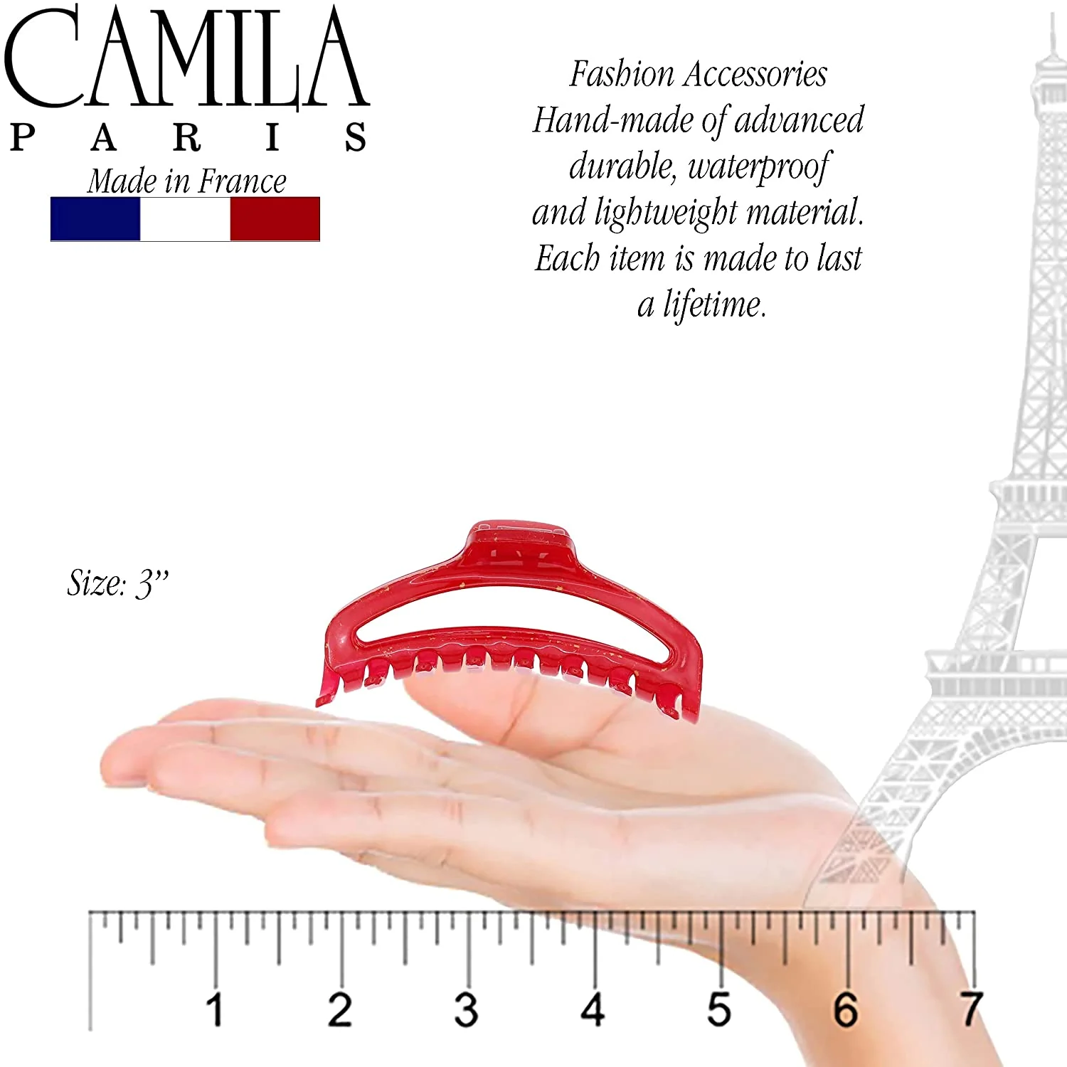 Camila Paris Curved Cutout Hair Clip - Image 30