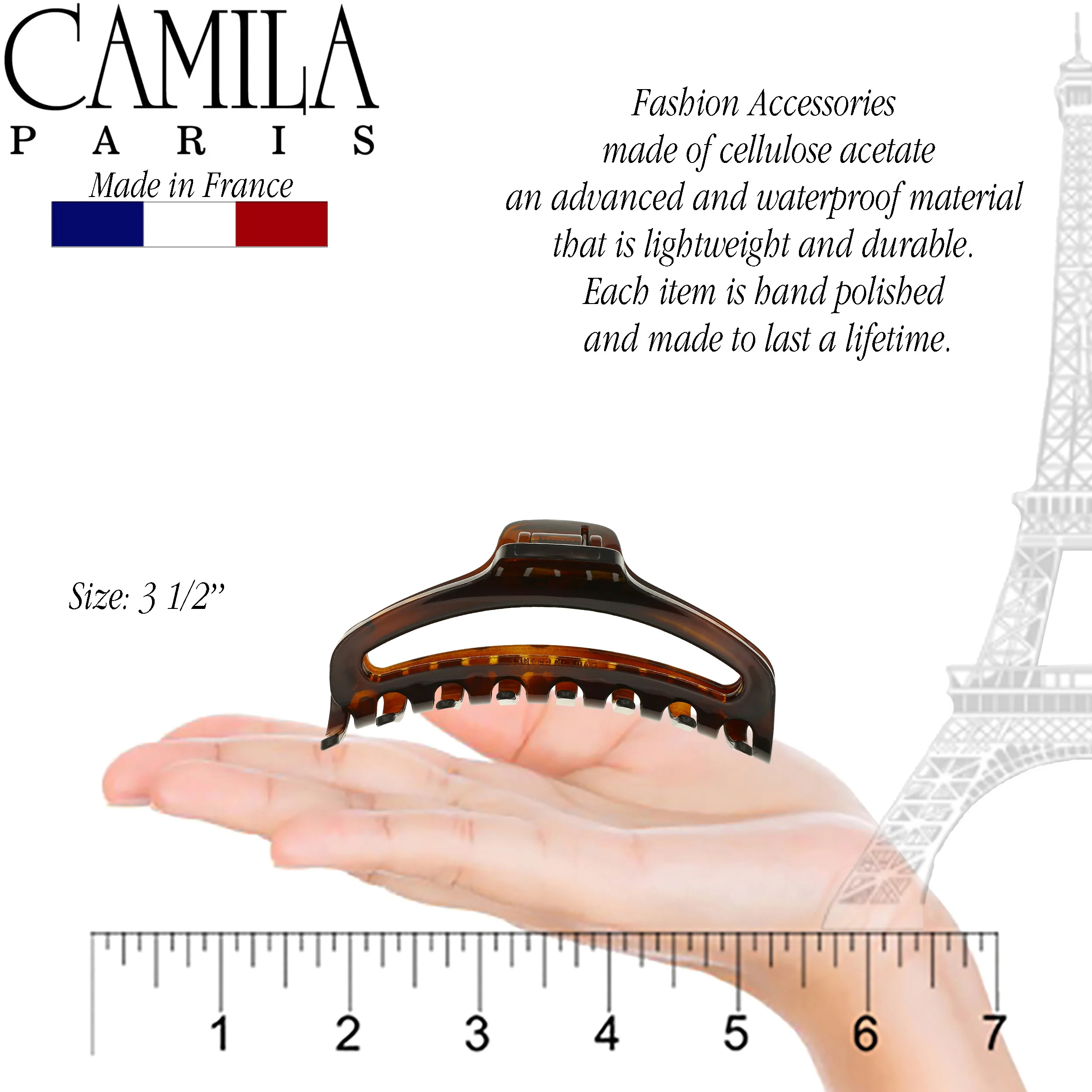 Camila Paris Curved Cutout Hair Clip - Image 6