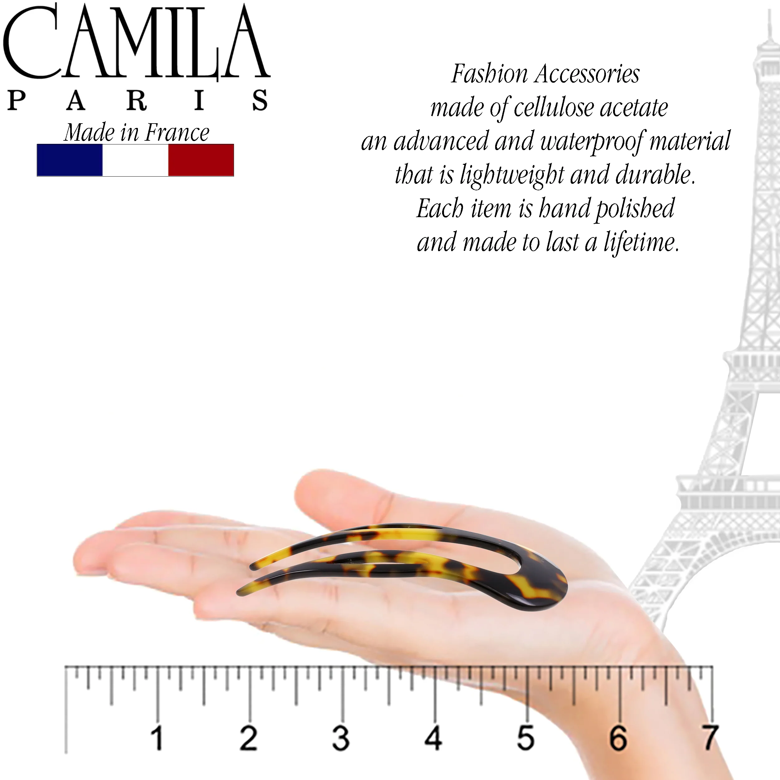 Camila Paris Curved Cutout Hair Stick - Image 10