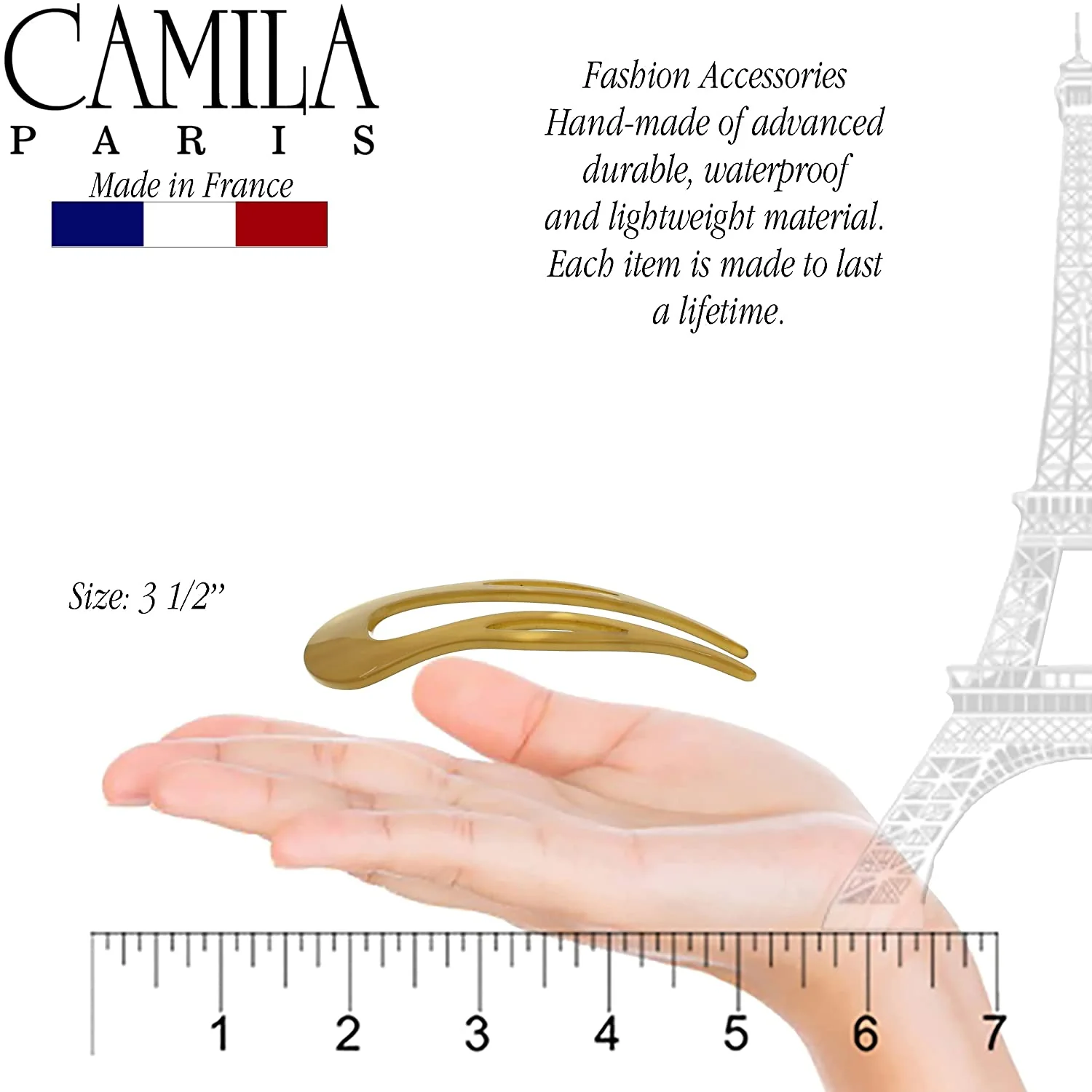 Camila Paris Curved Cutout Hair Stick - Image 14