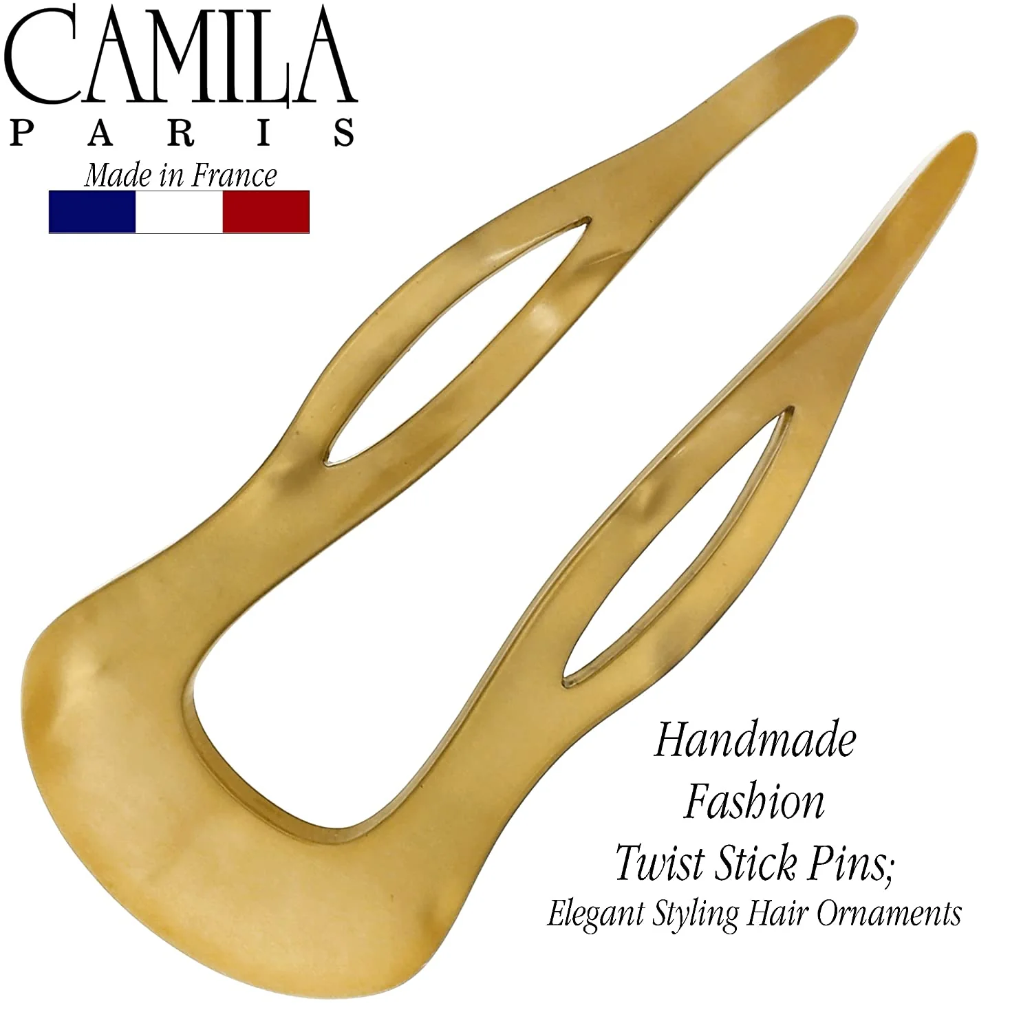 Camila Paris Curved Cutout Hair Stick - Image 15