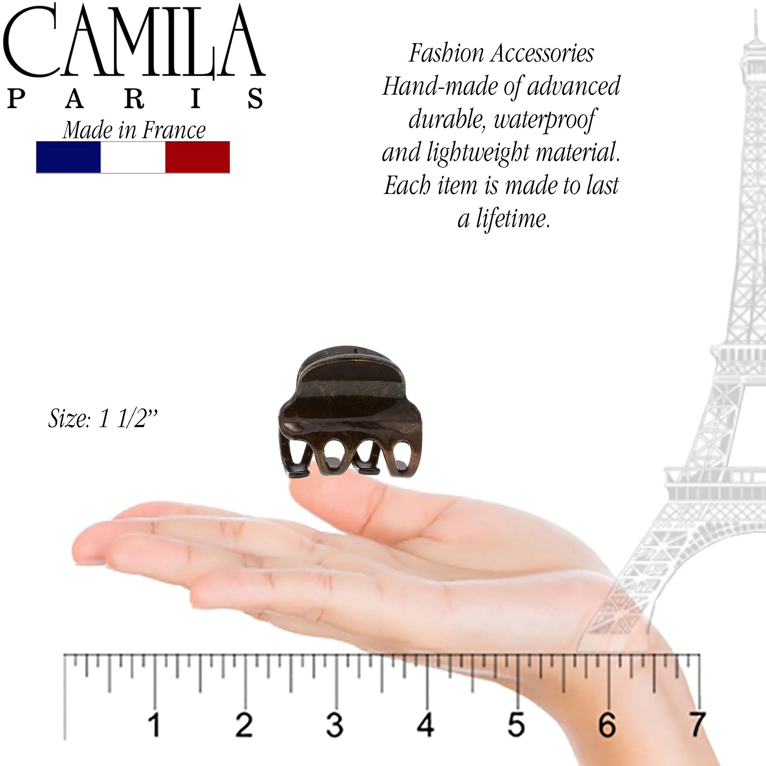 Camila Paris Cutout Teeth Hair Clip - Image 14