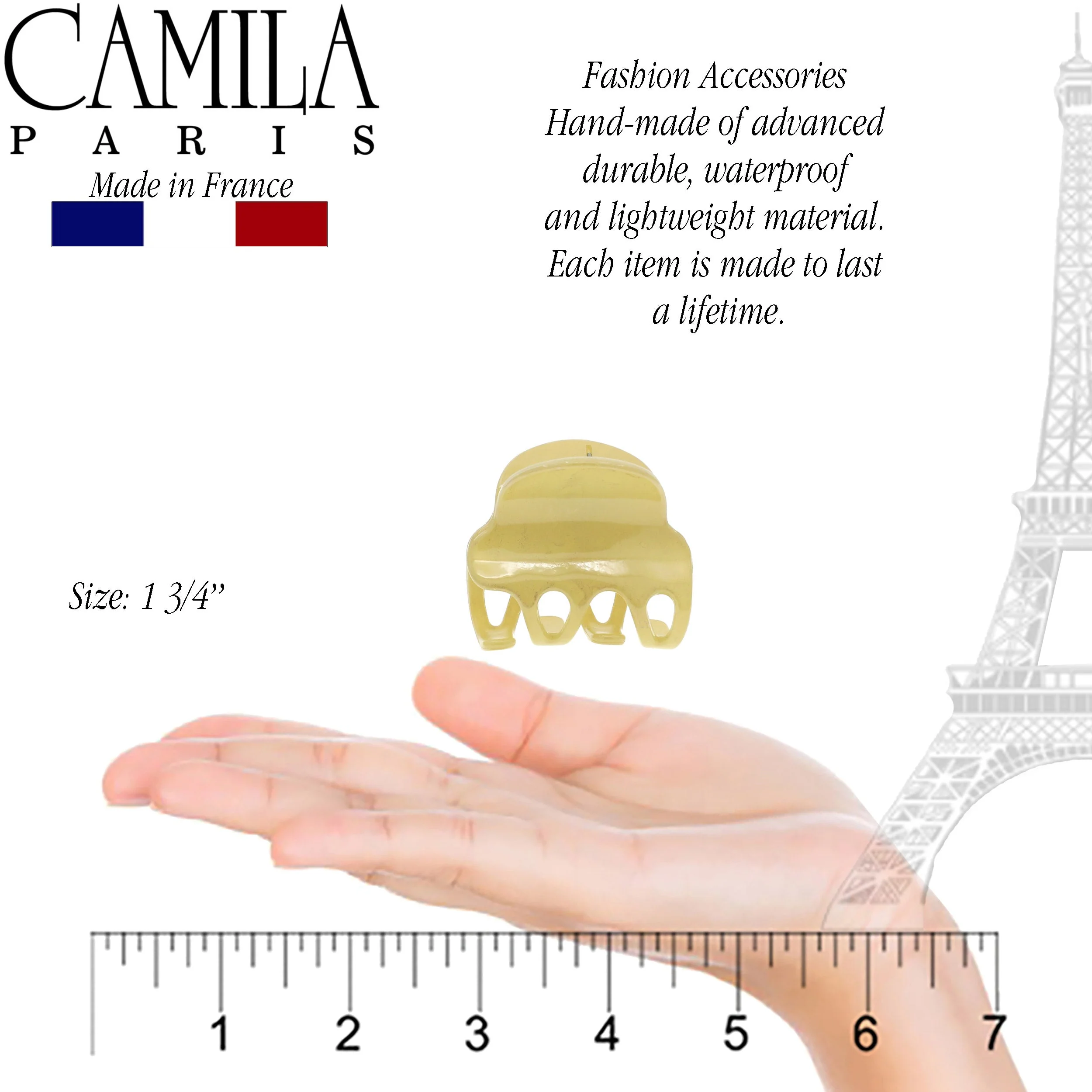 Camila Paris Cutout Teeth Hair Clip - Image 18