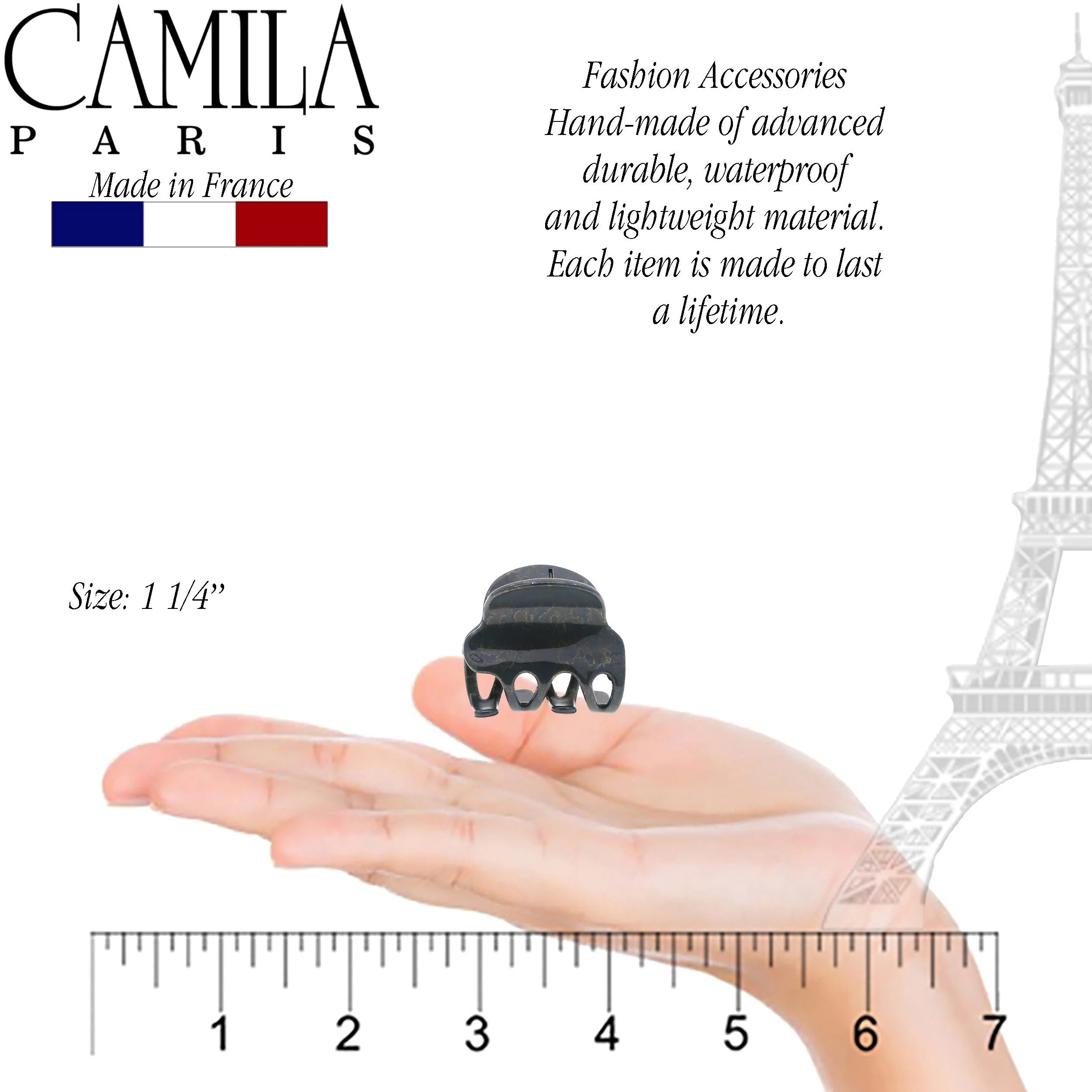 Camila Paris Cutout Teeth Hair Clip - Image 2
