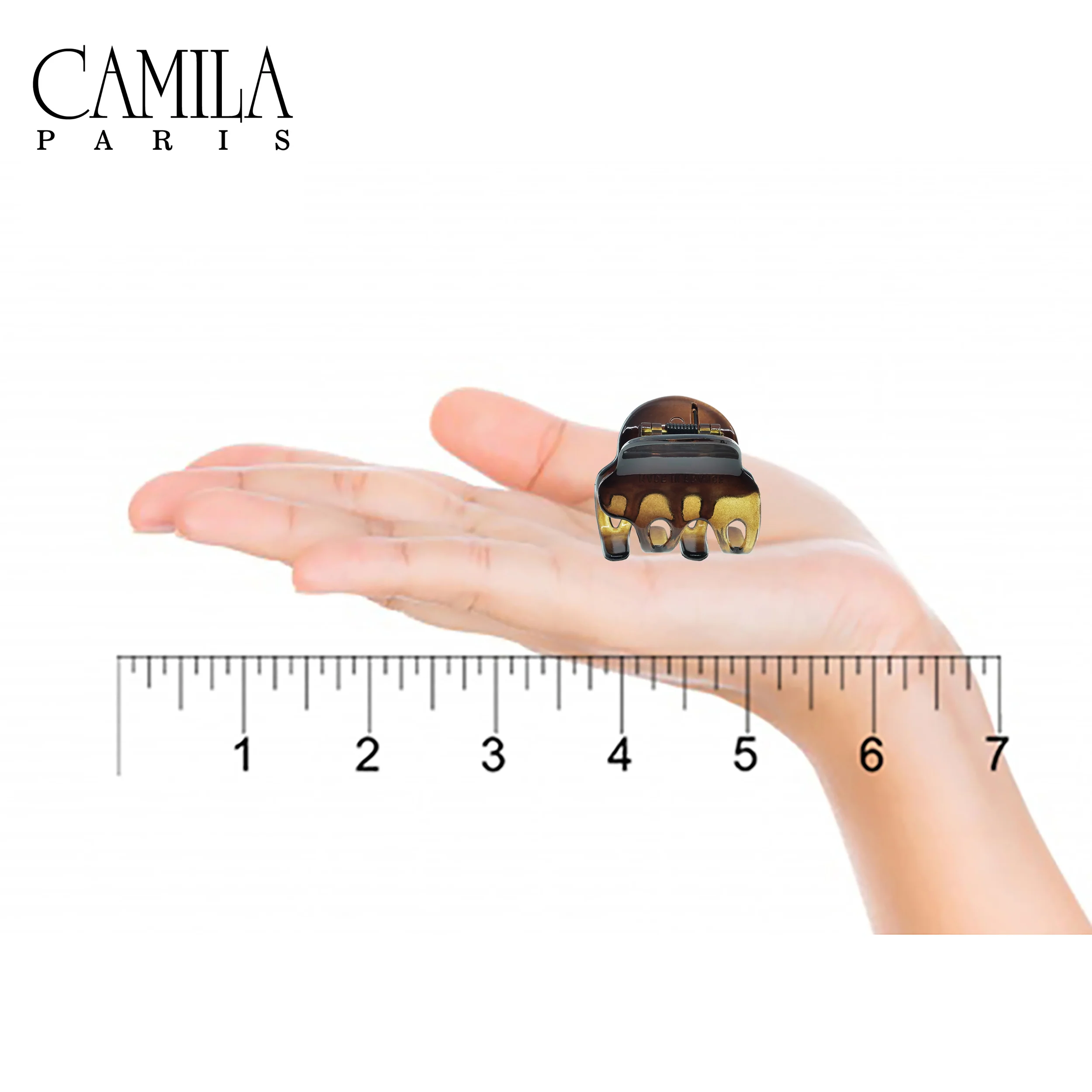 Camila Paris Cutout Teeth Hair Clip Pair - Image 34
