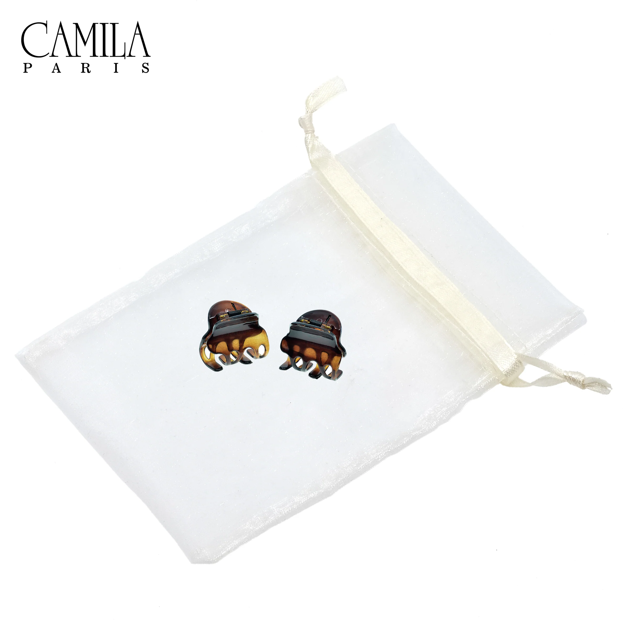 Camila Paris Cutout Teeth Hair Clip Pair - Image 36