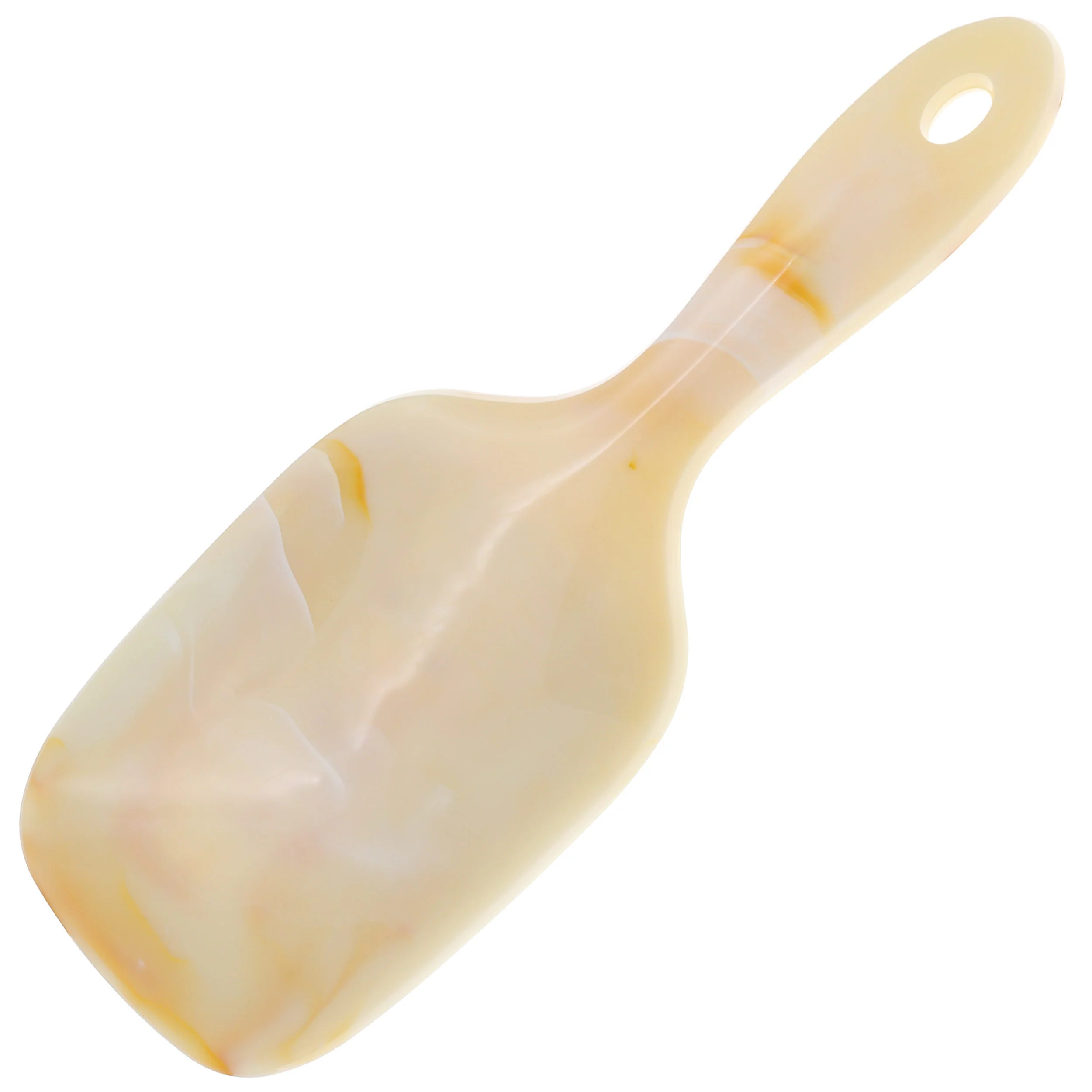 Ball-Tipped and Natural Bristle Paddle Hair Brush with Cushion - Image 3