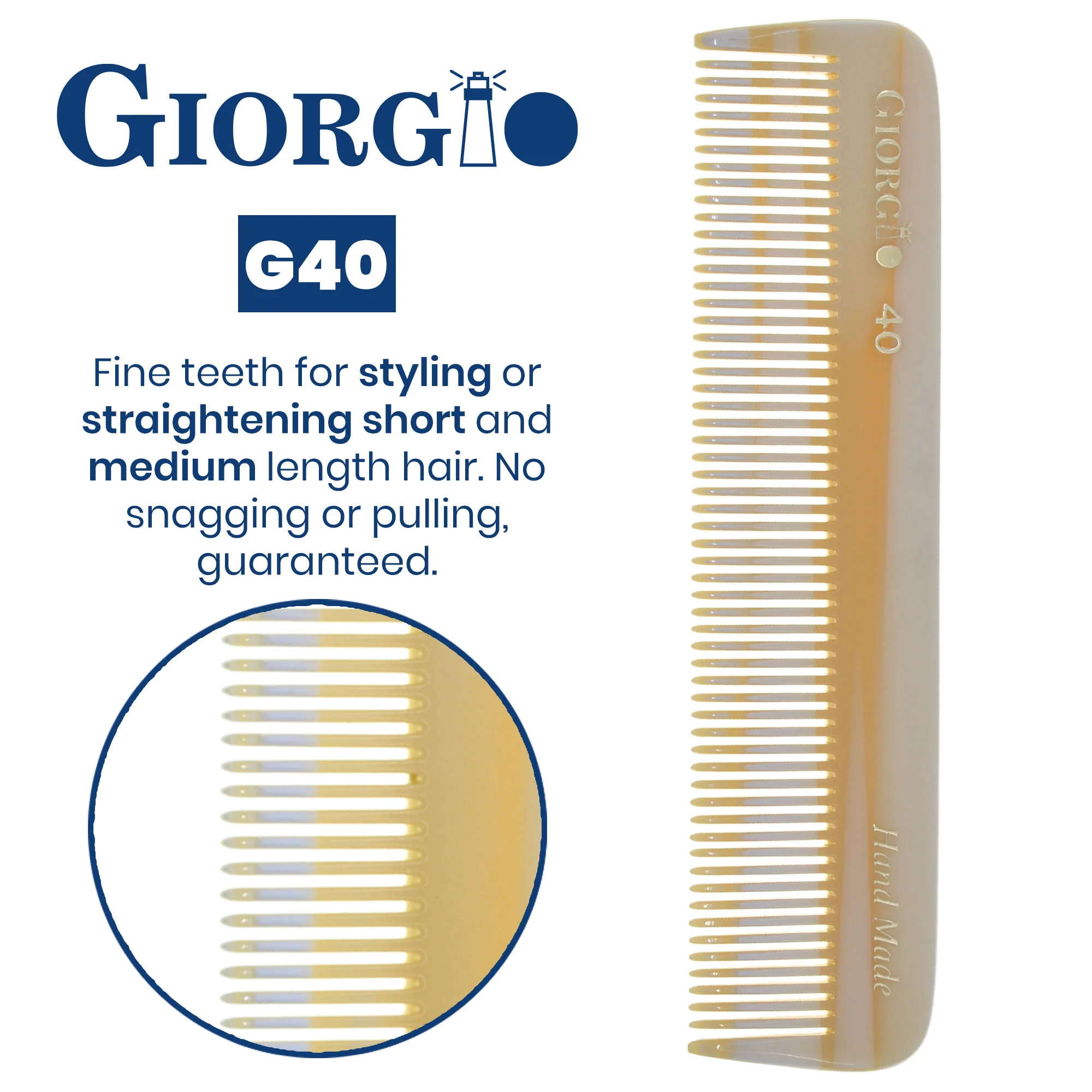 4.5" Handmade Fine Tooth Pocket Comb - Image 7