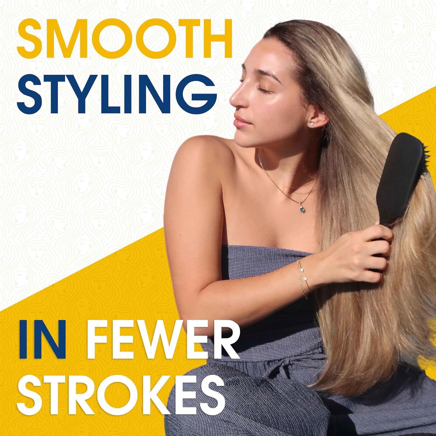 Detangling Paddle Hair Brush - Image 4